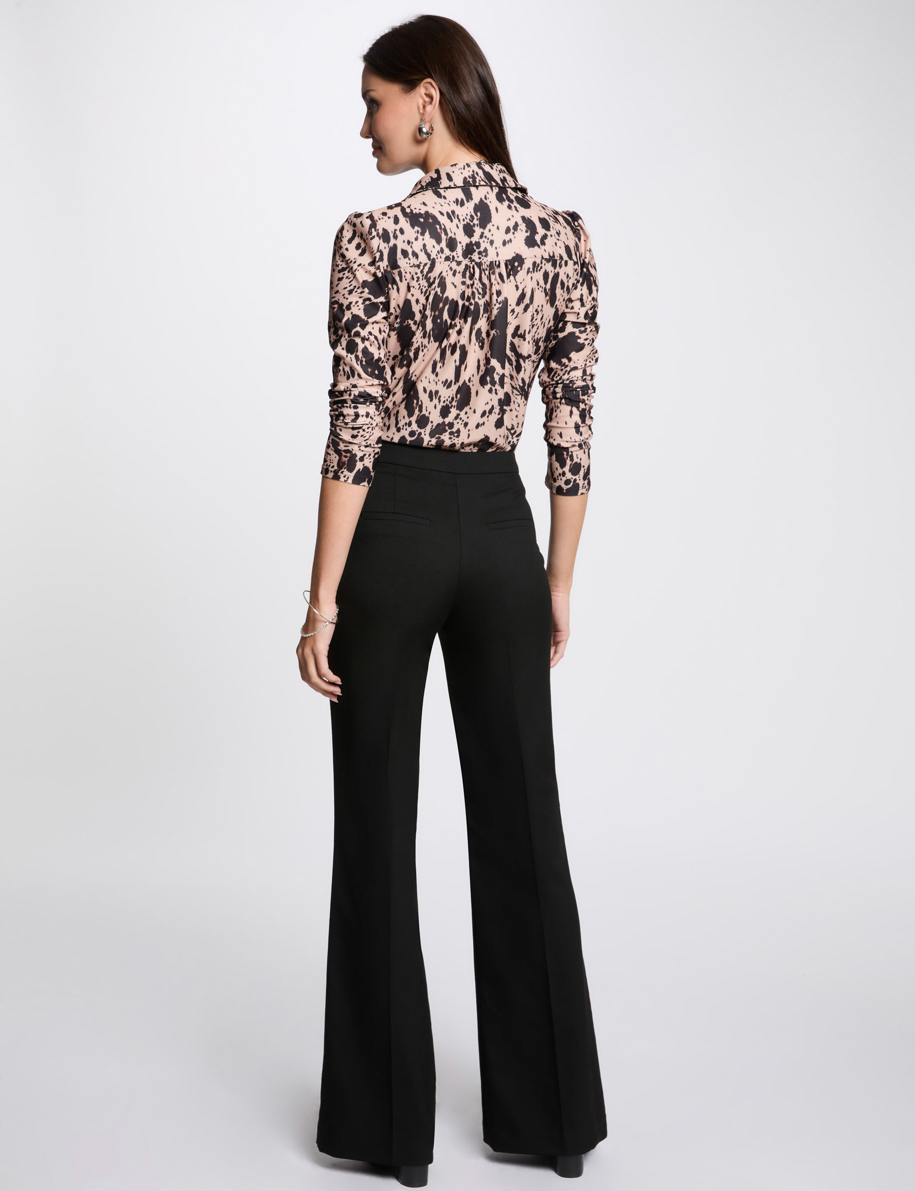 pantalon bootcut noir femme Pantalon bootcut noir femme