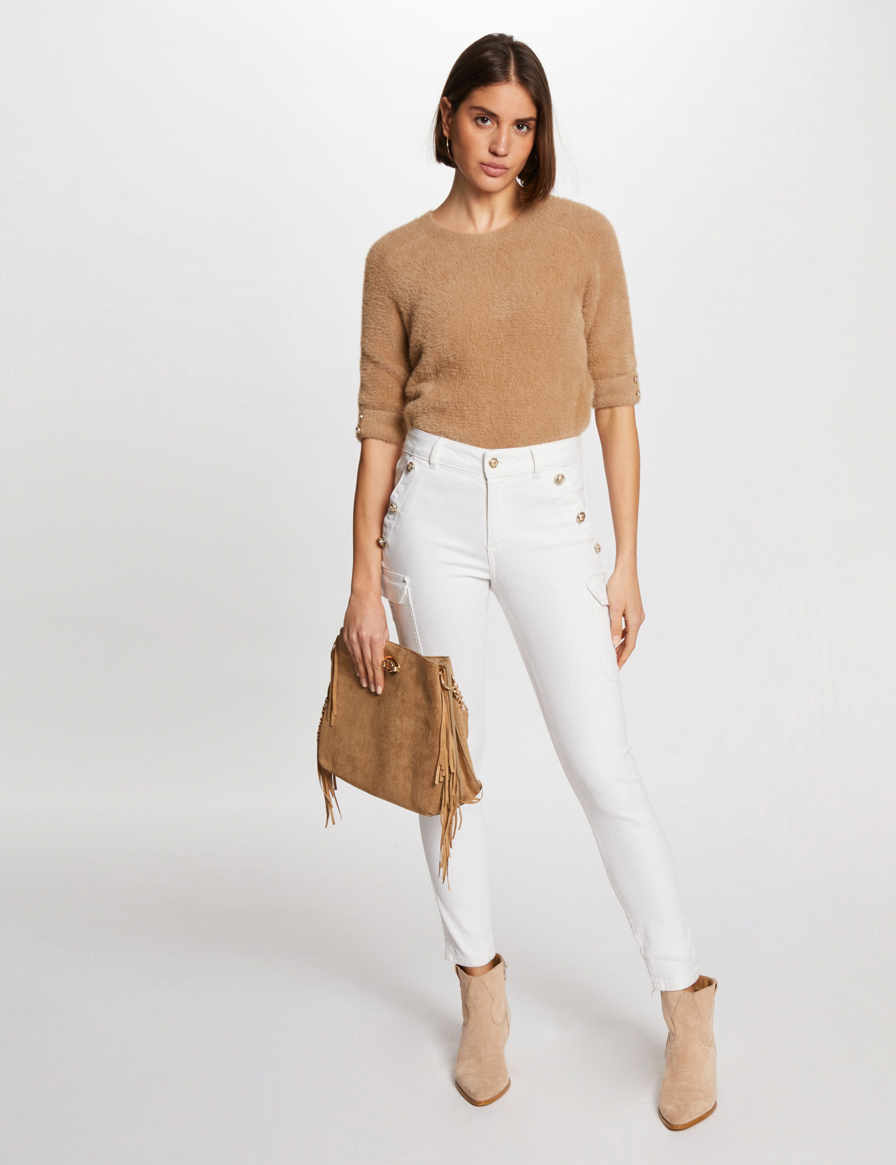 pull manches courtes camel femme Pull manches courtes camel femme