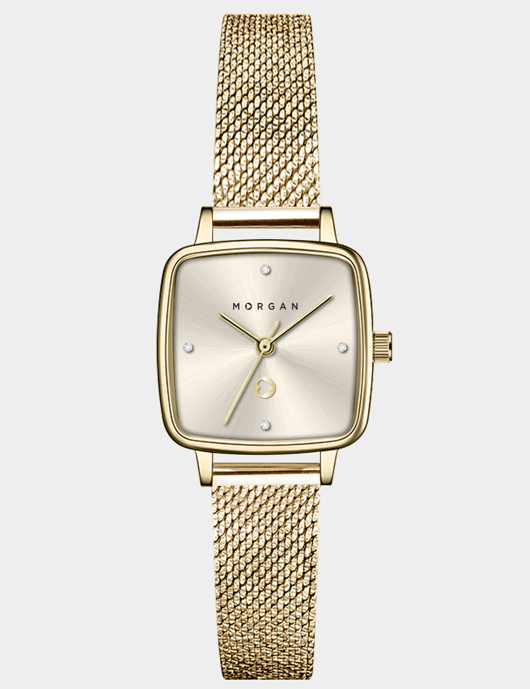 Montre classique jaune or femme
