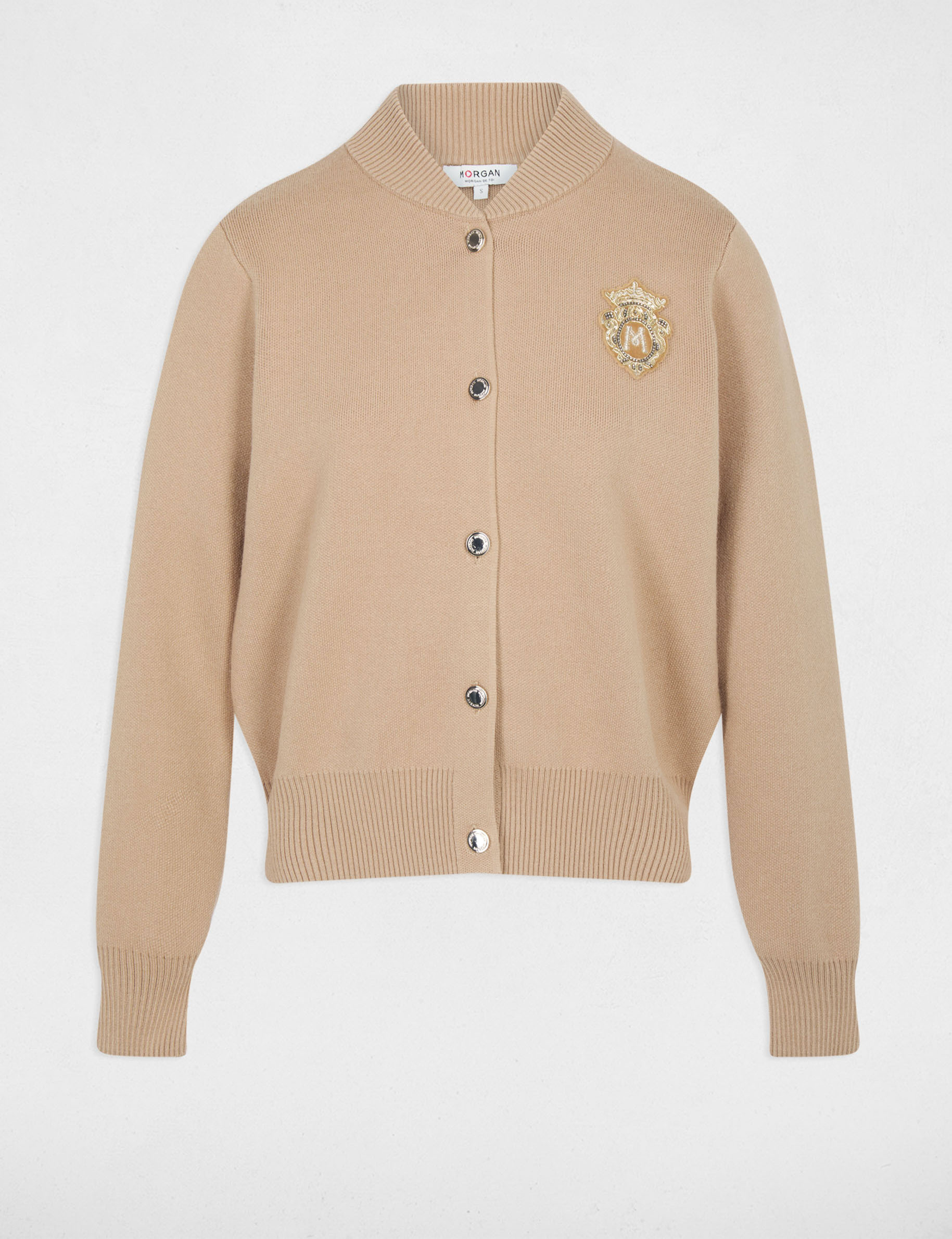 Teddy col trui camel vrouw