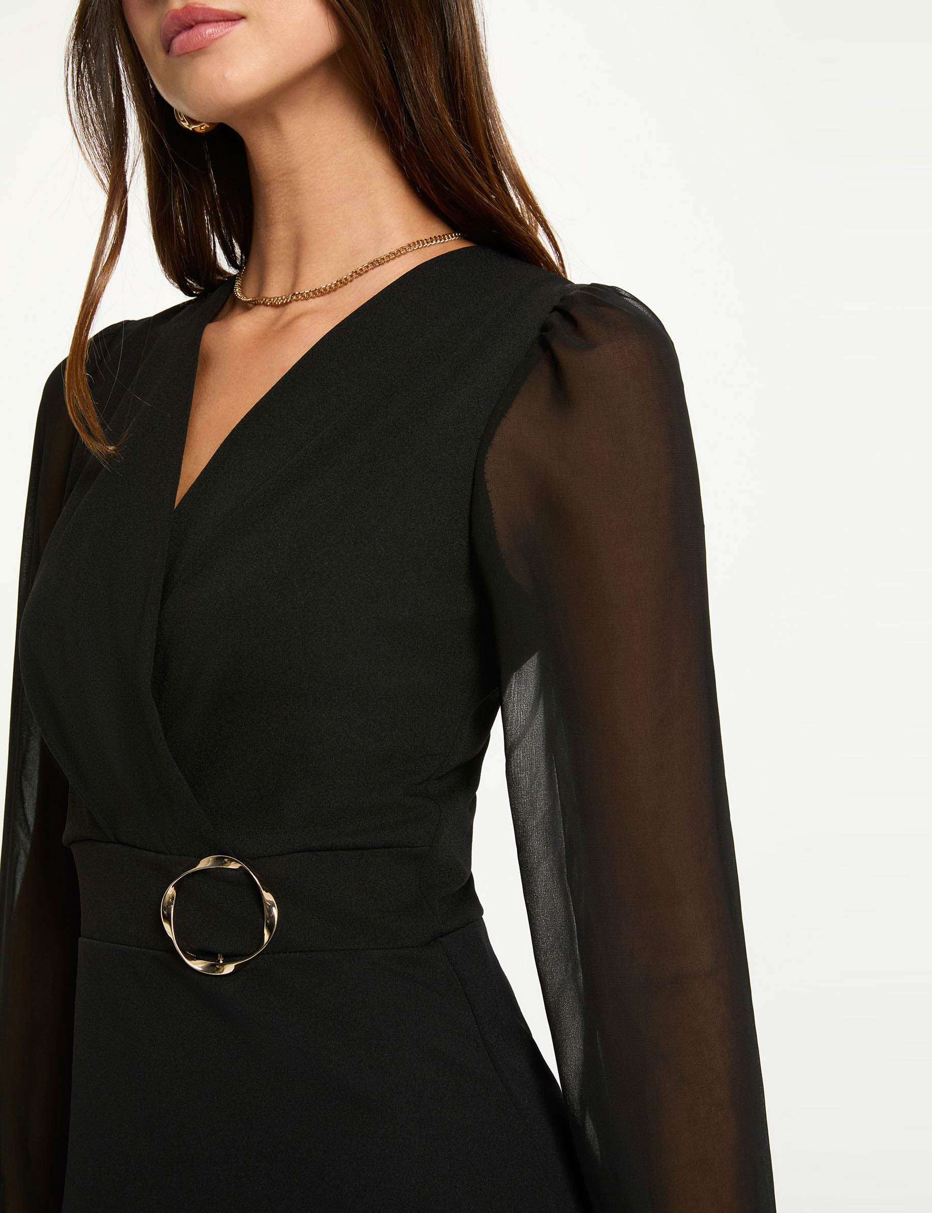robe courte voile noir femme Robe courte voile noir femme