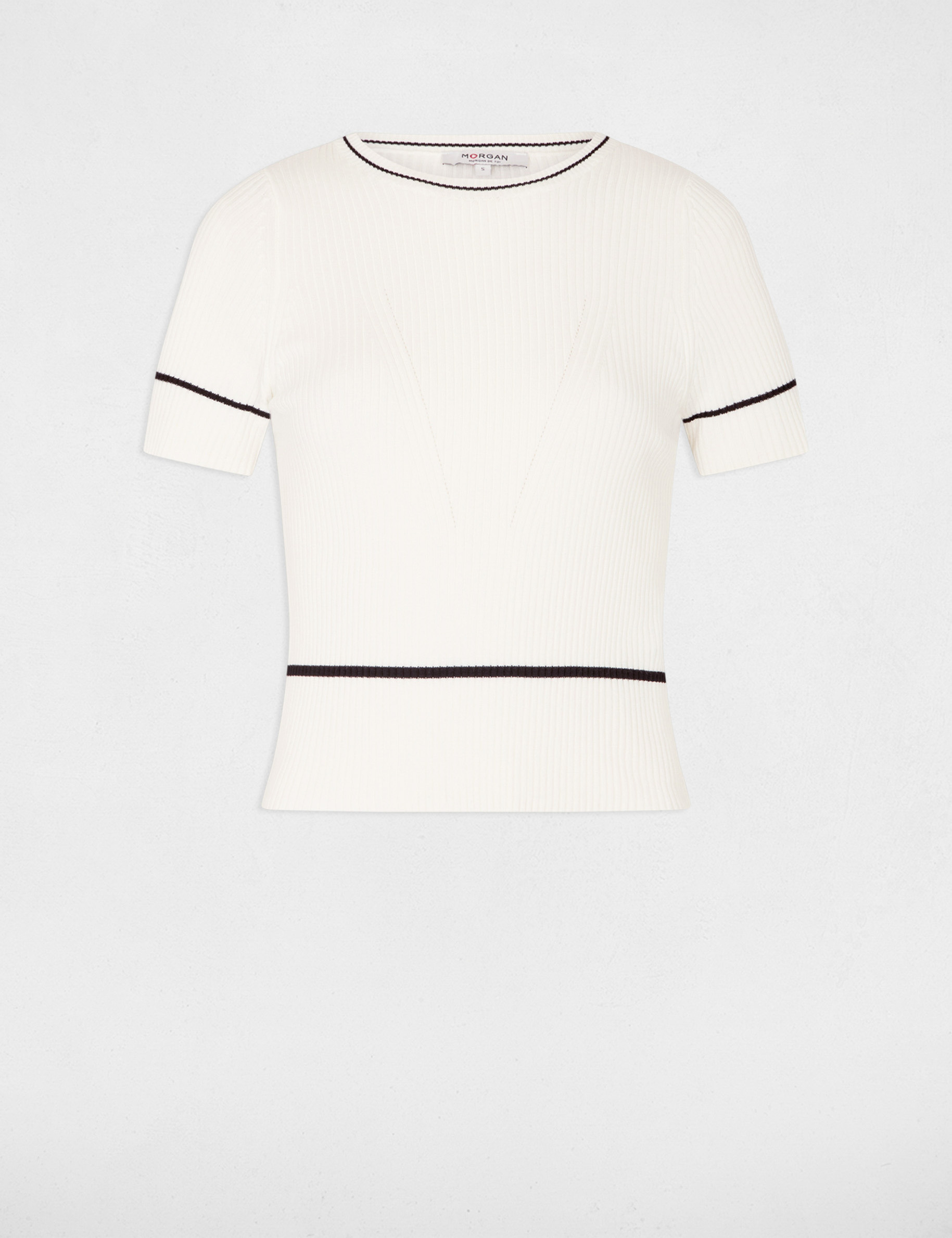 pull manches courtes blanc femme Pull manches courtes blanc femme
