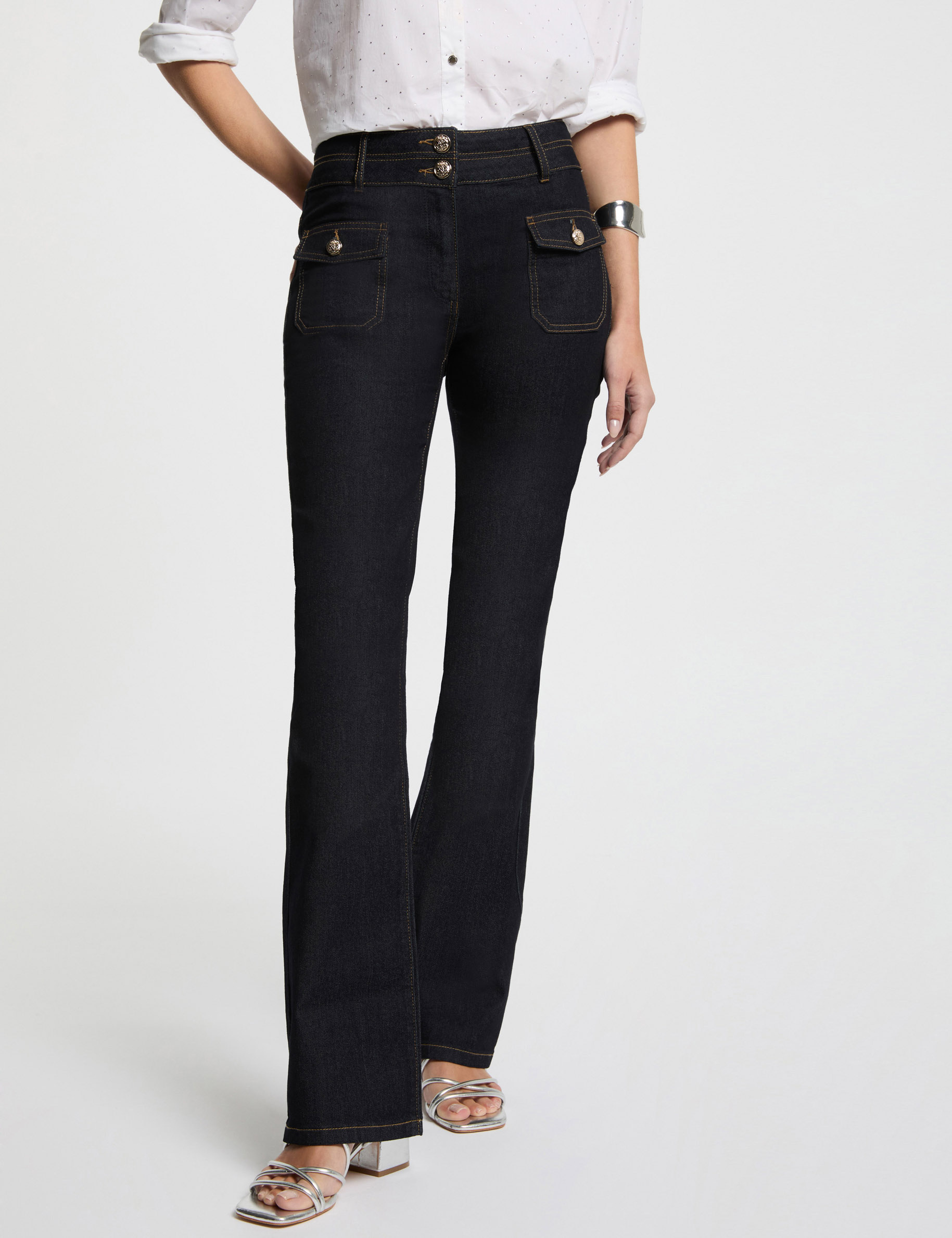 bootcut jeans bleu vrouw Bootcut jeans bleu vrouw
