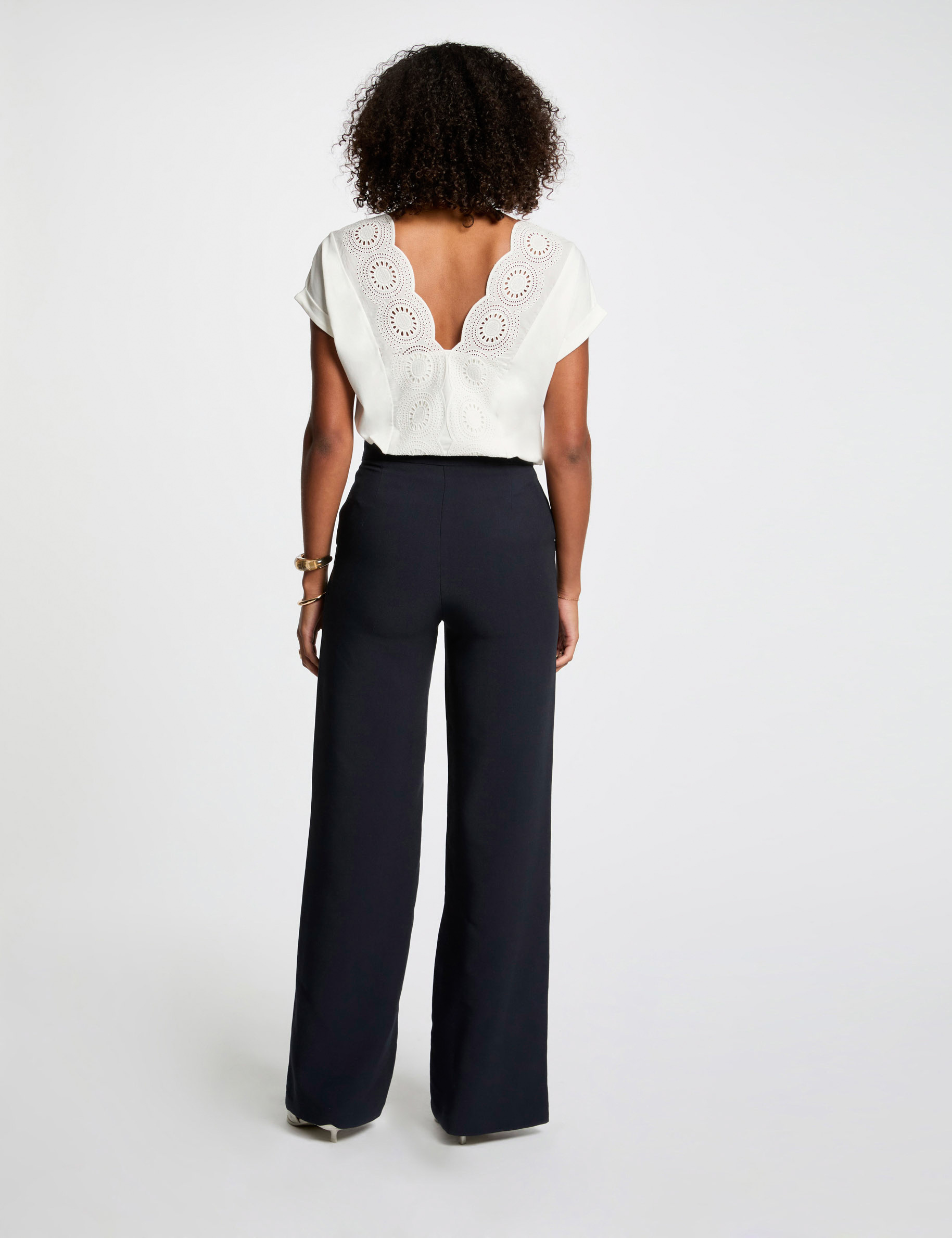 t shirt manches courtes blanc femme T-shirt manches courtes blanc femme