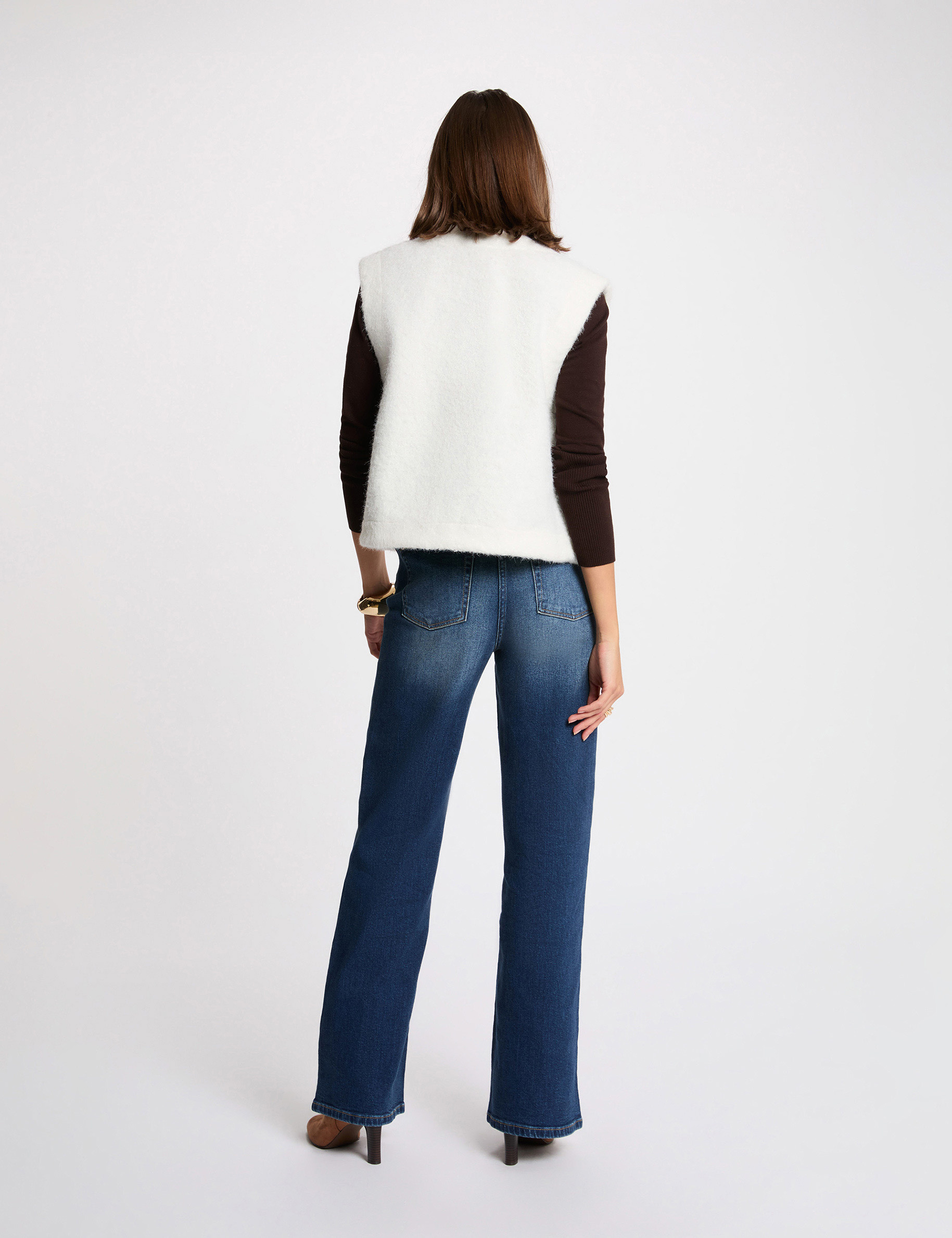 veste sans manches ivoire femme Veste sans manches ivoire femme