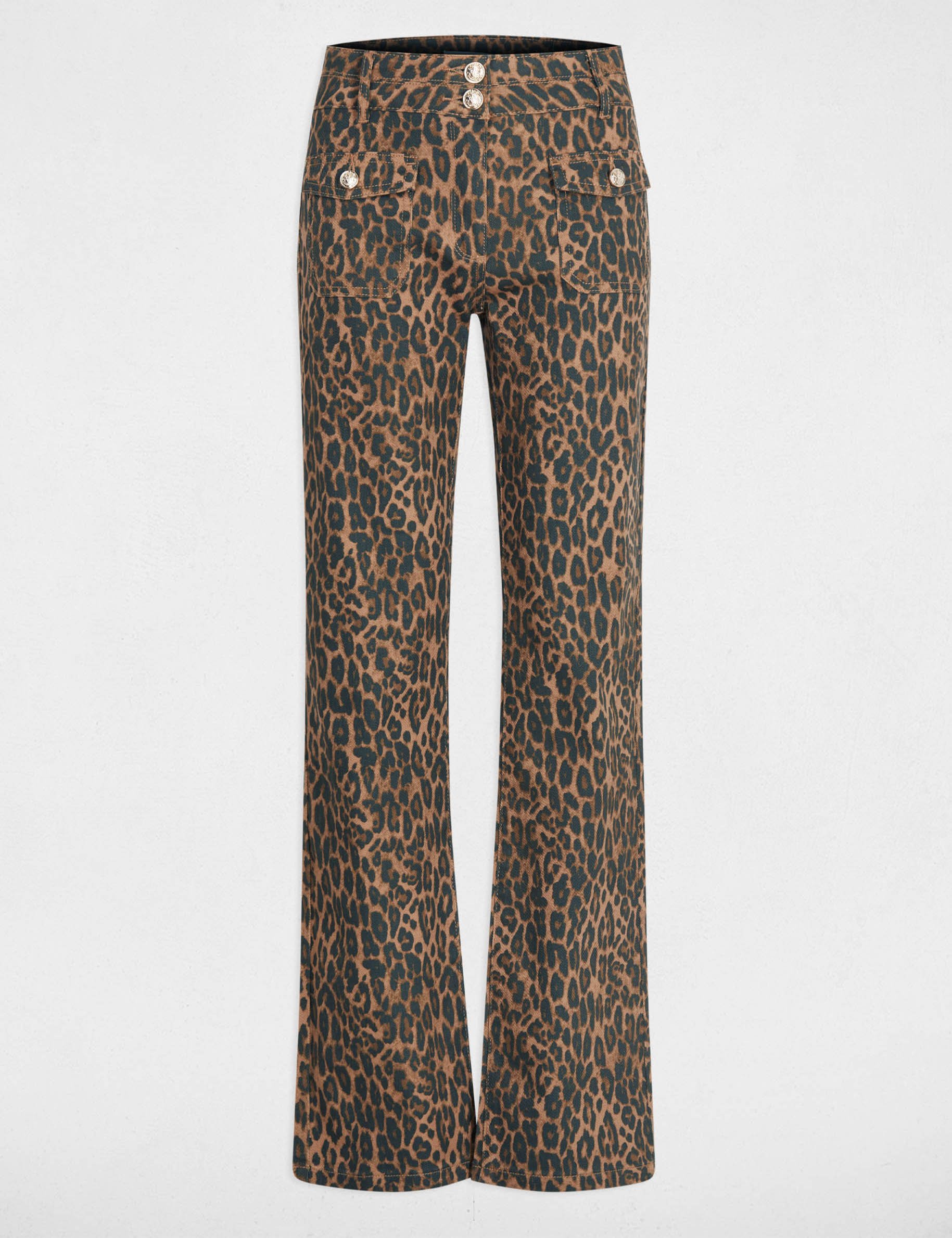 jean bootcut taille haute multicolore femme Jean bootcut taille haute multicolore femme