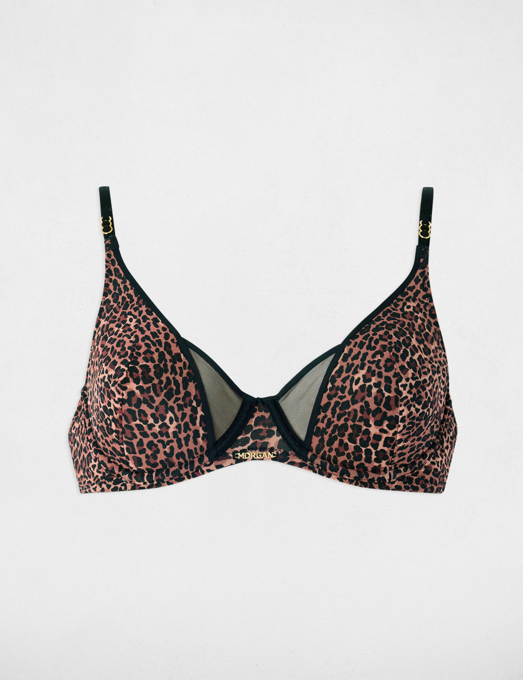 Soutien-gorge fines bretelles noir femme