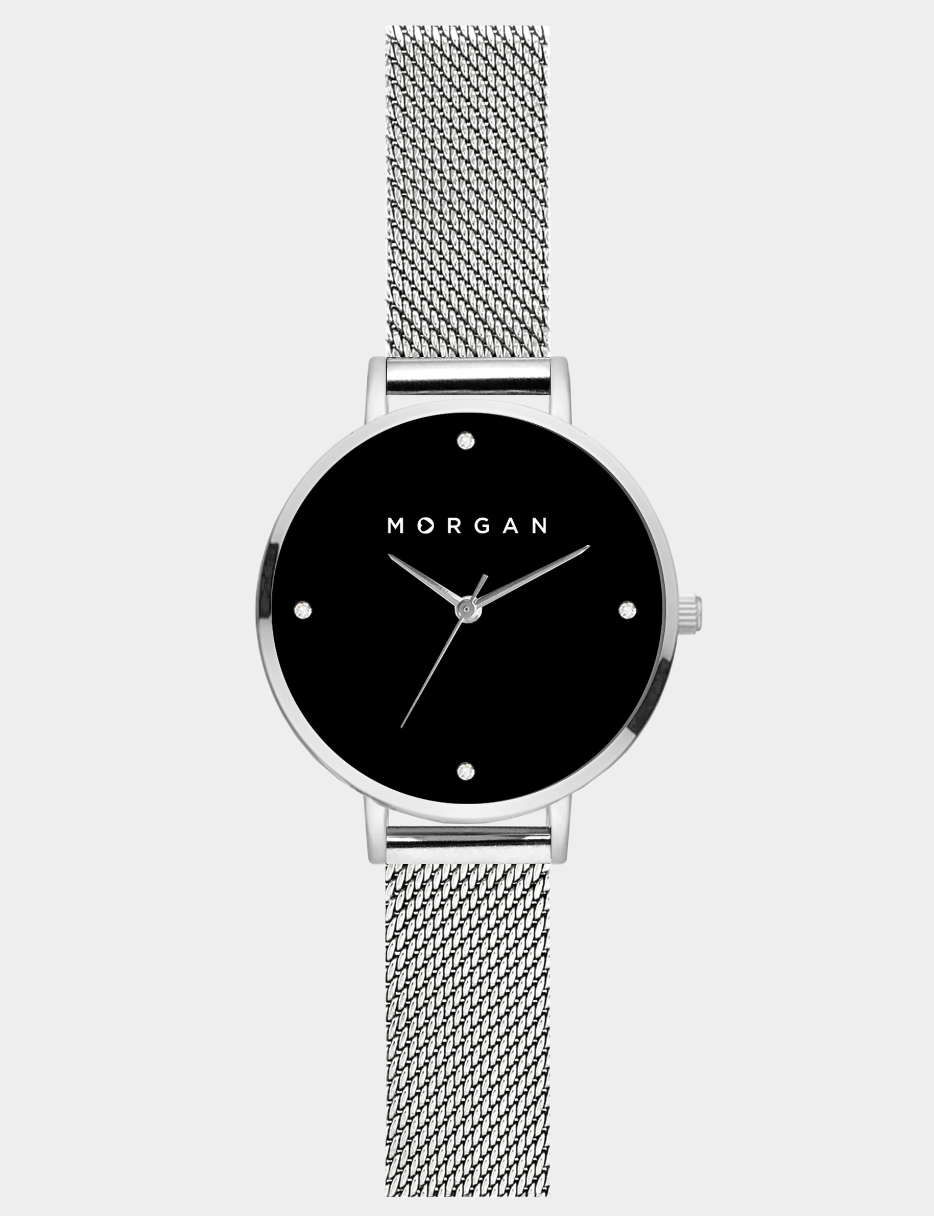 Montre couleur argent femme