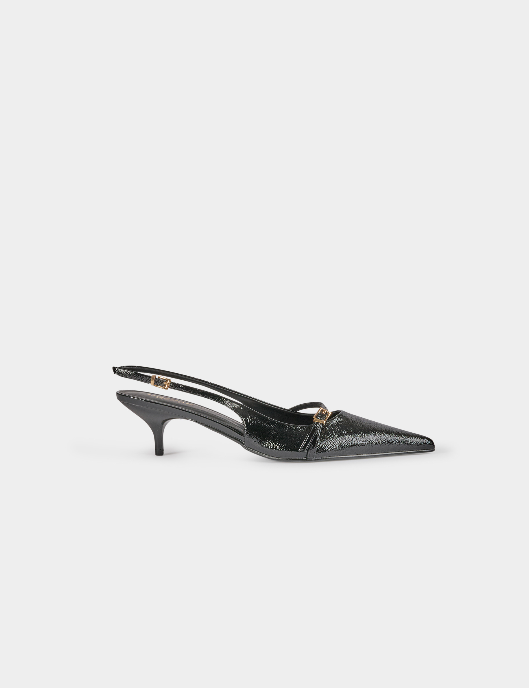 Slingback pump zwart vrouw