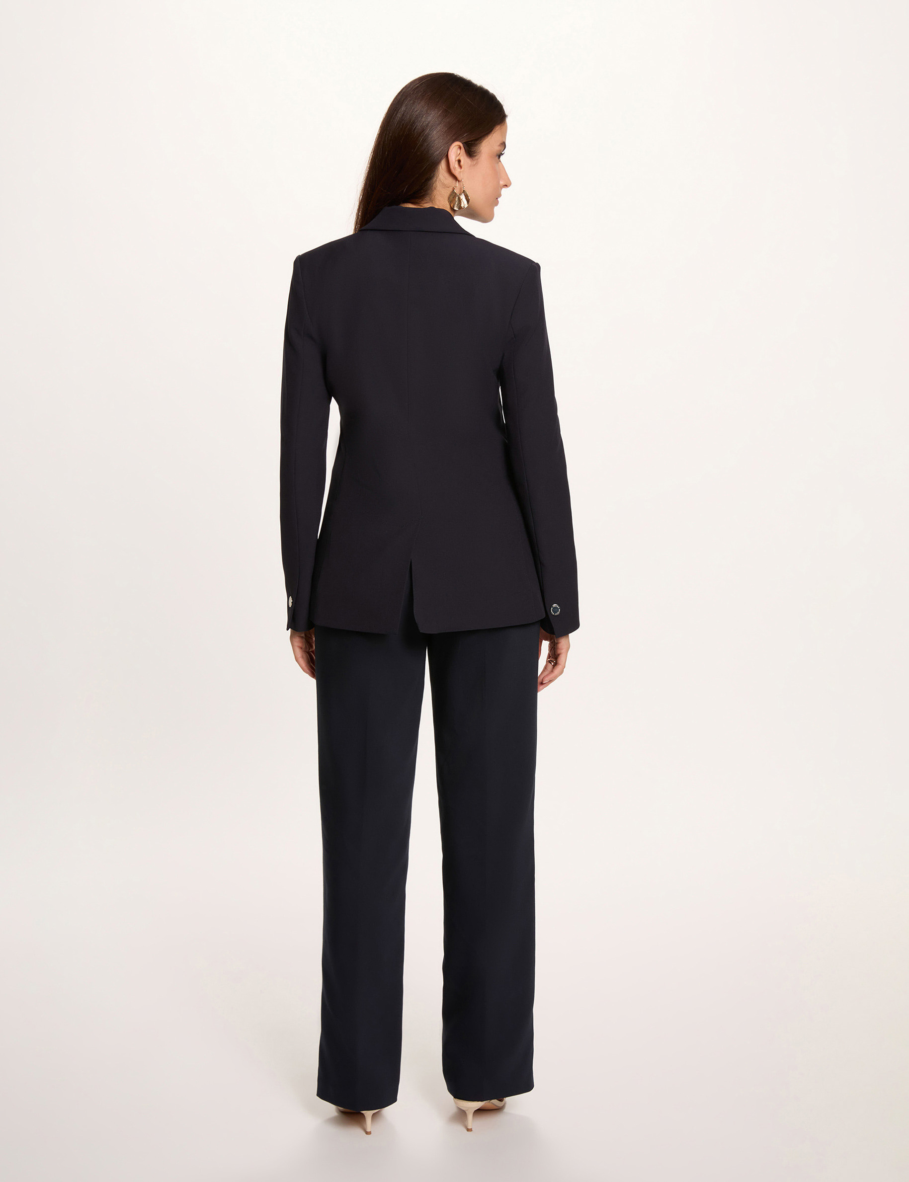 Veste blazer bleu marine femme