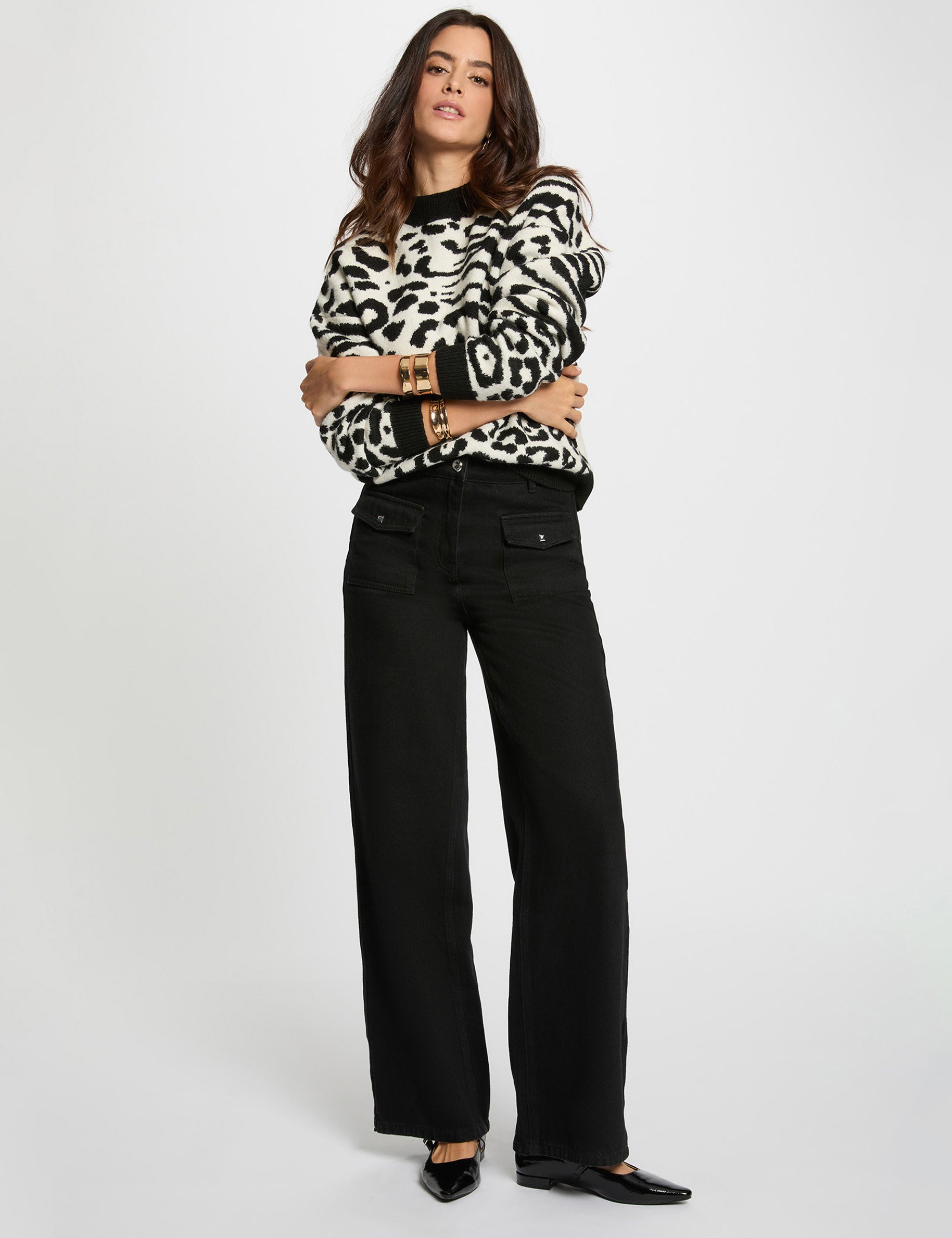 pull court jacquard ivoire femme Pull court jacquard ivoire femme