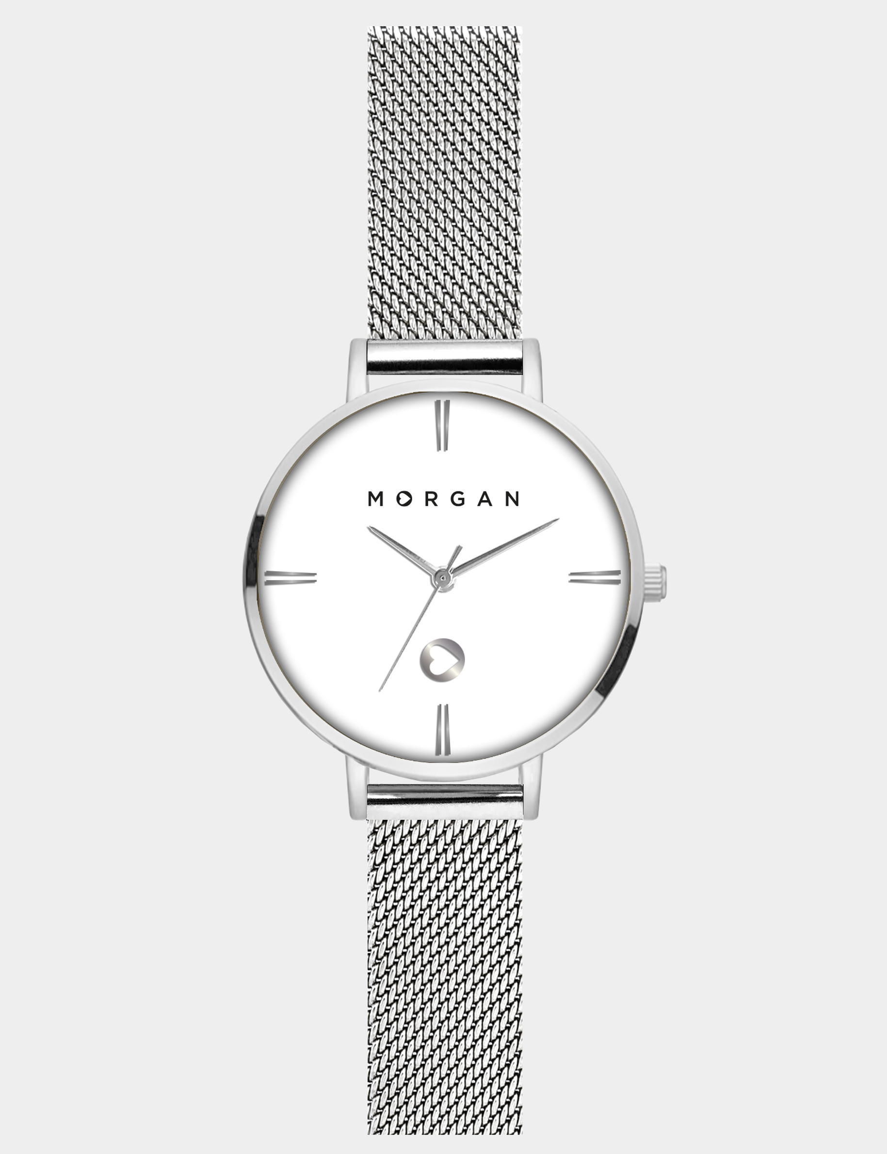 Montre couleur argent femme
