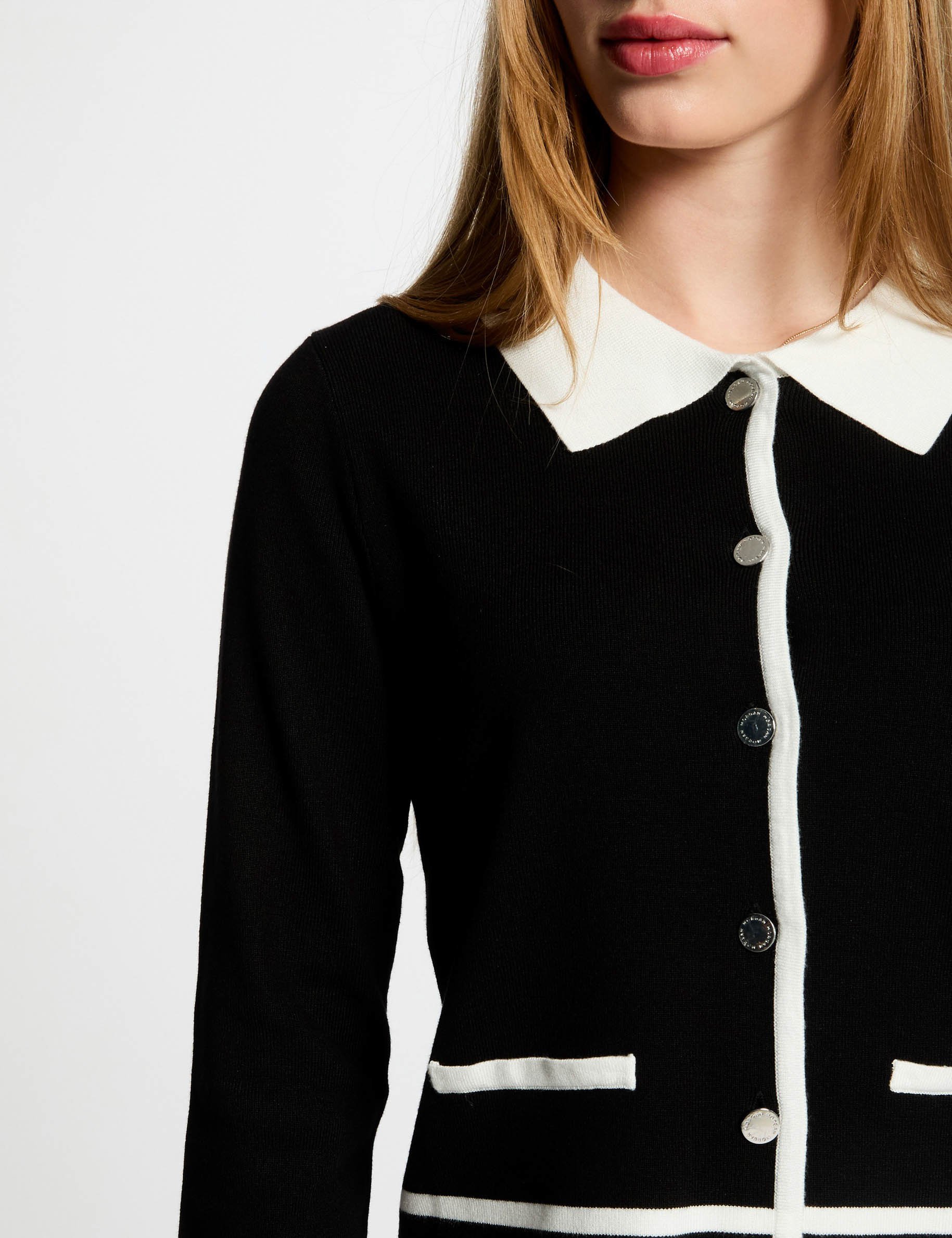 vest met 34 mouwen zwart vrouw Vest met 3/4 mouwen zwart vrouw