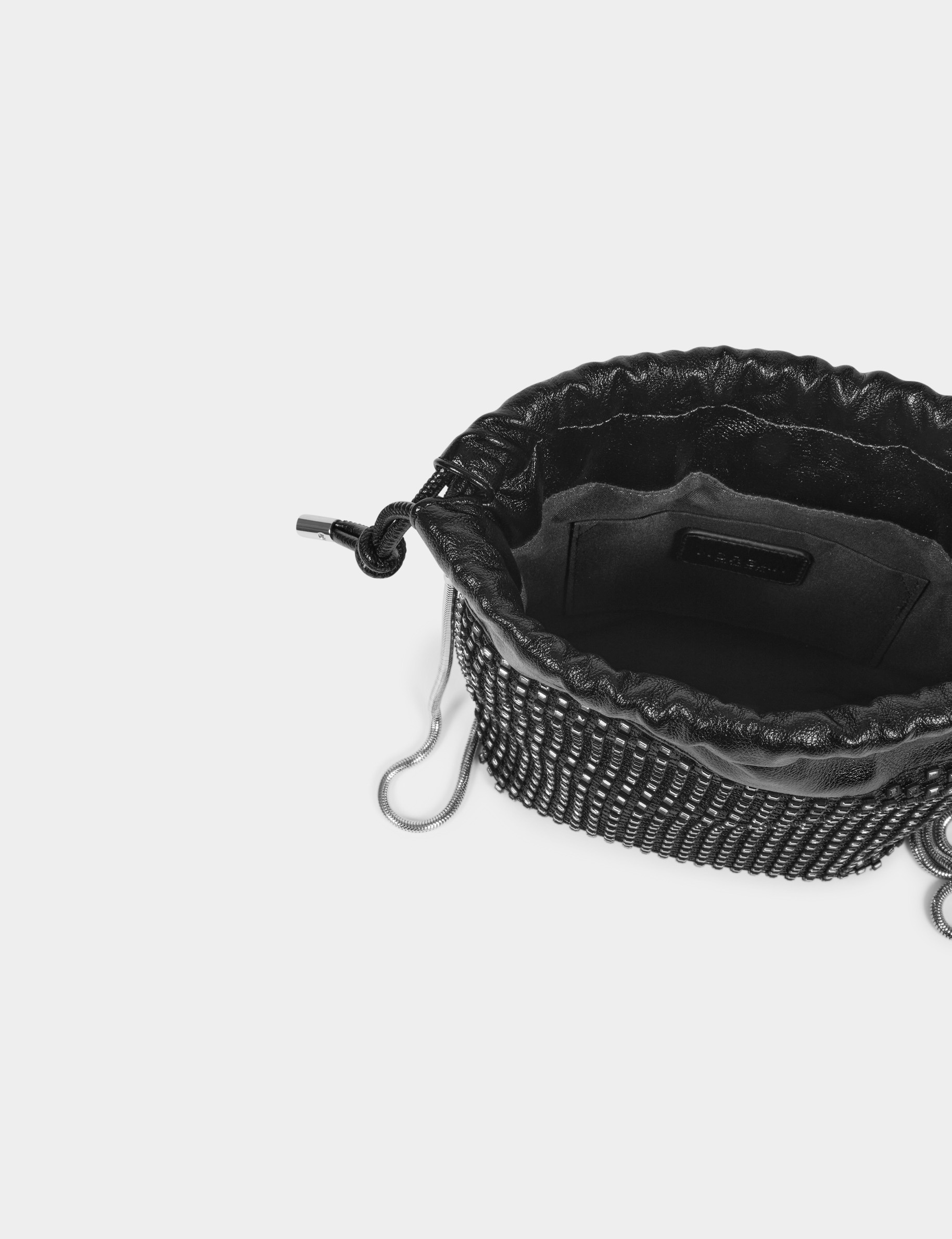 Sac bourse strass noir femme