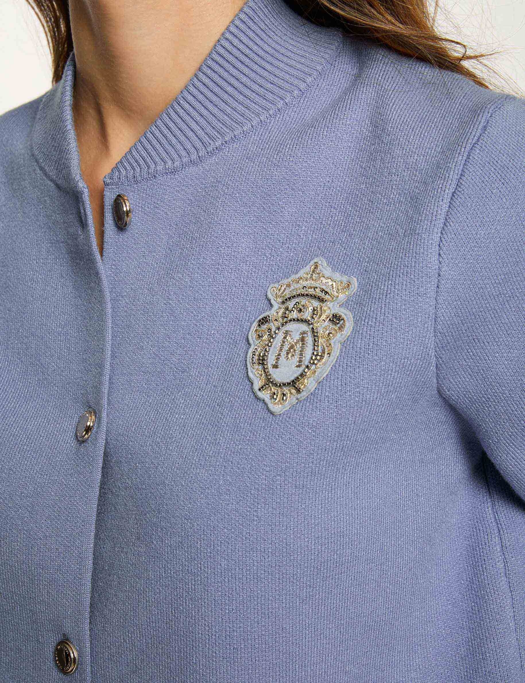 pull col teddy bleu femme Pull col teddy bleu femme