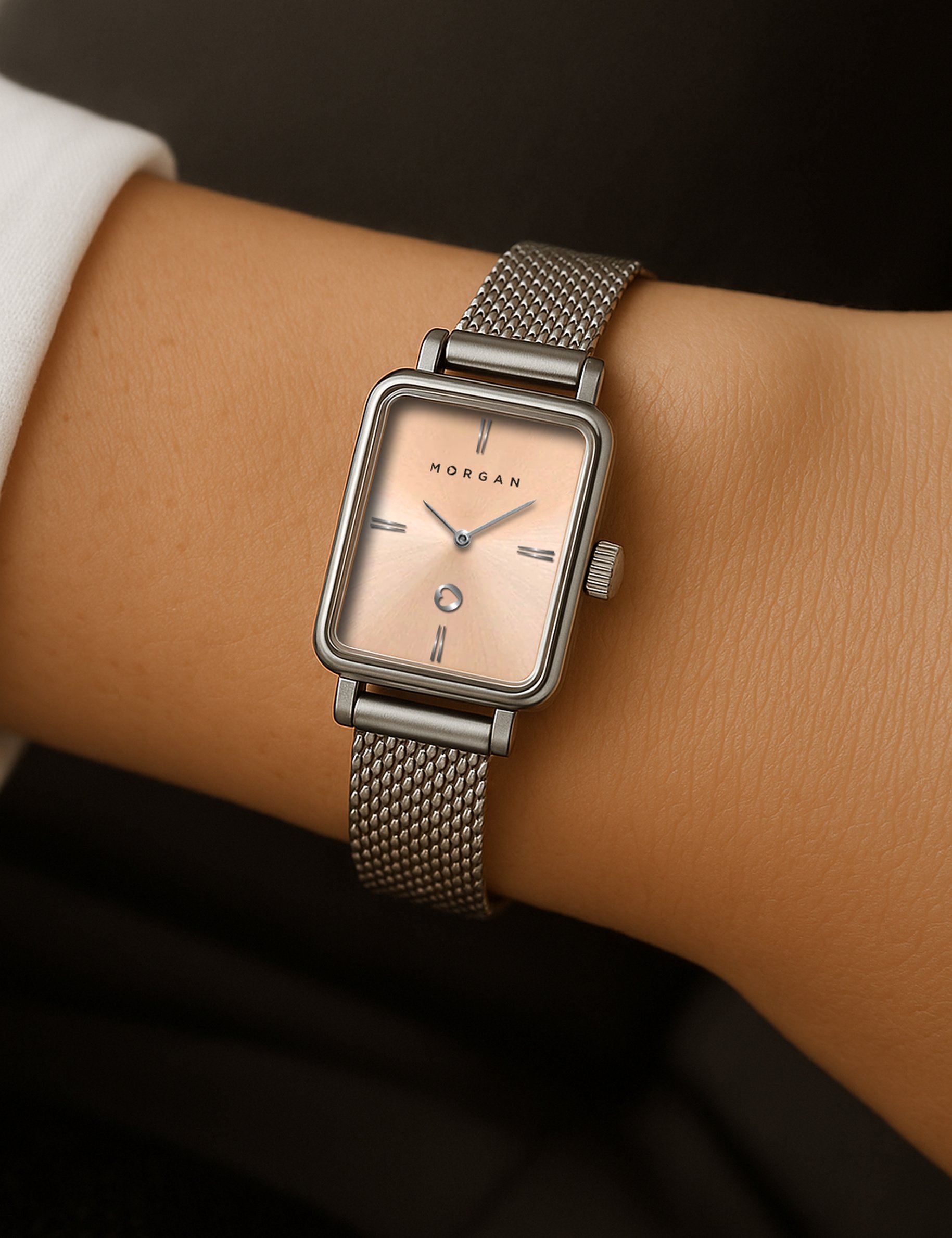 horloge couleur argent vrouw Horloge couleur argent vrouw