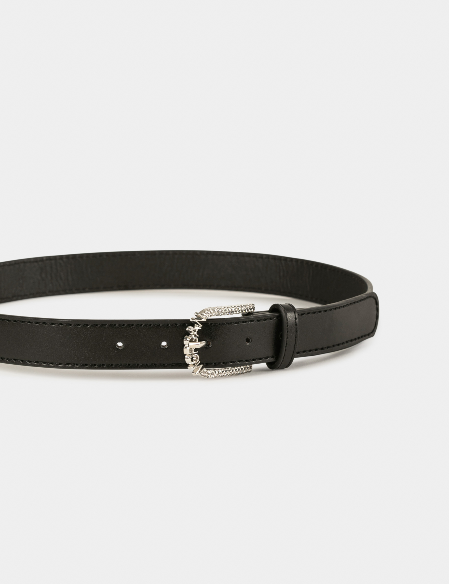 Riem met &laquo; MORGAN &raquo;-gesp zwart vrouw