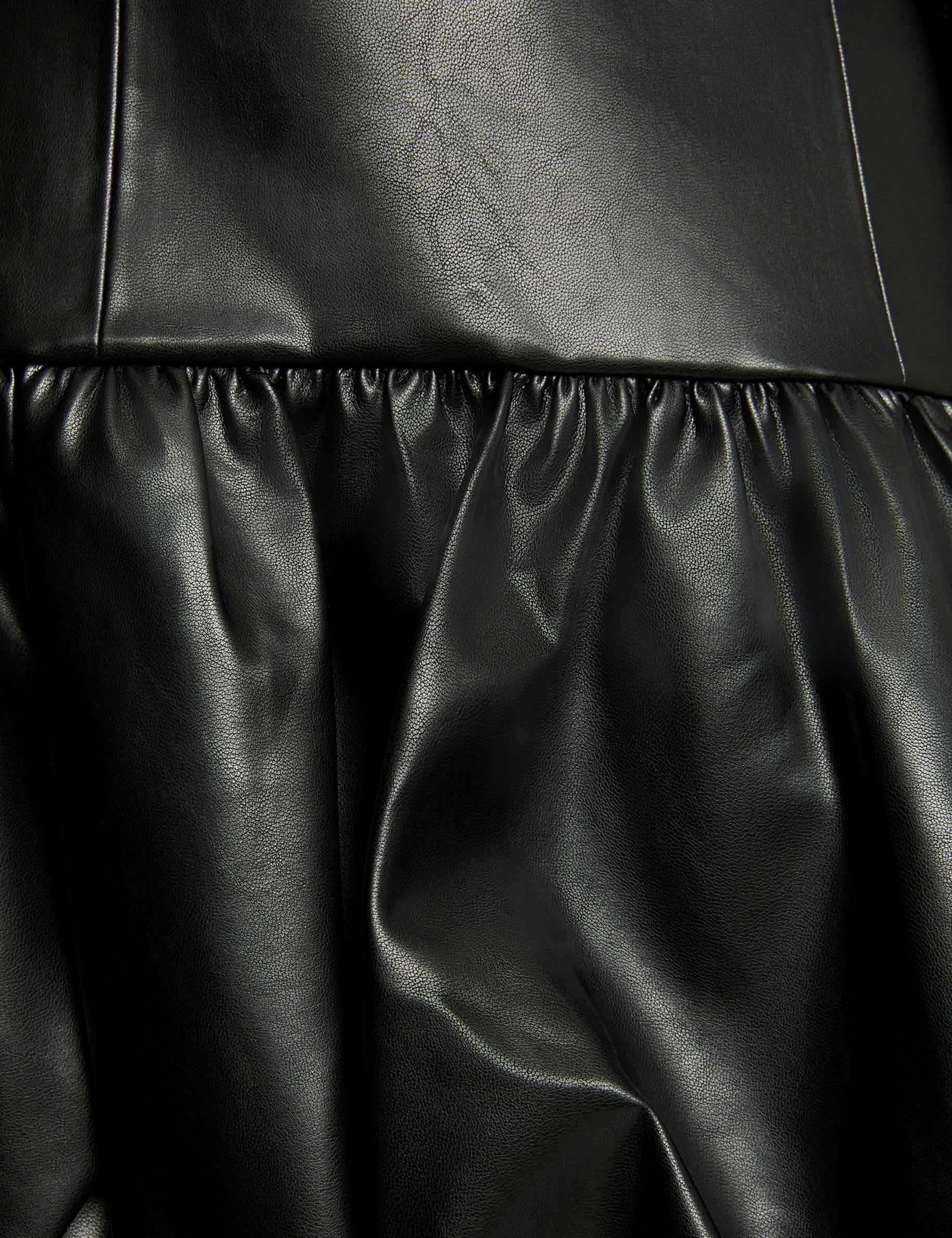 jupe courte ajustee noir femme null