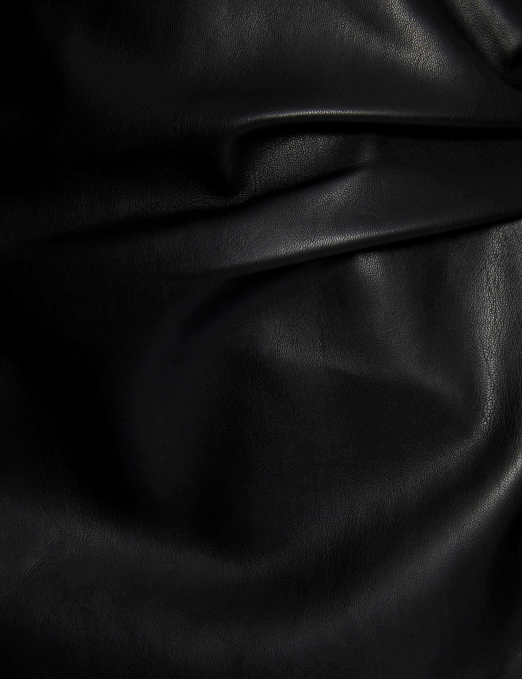 jupe courte simili cuir noir femme Jupe courte simili cuir noir femme