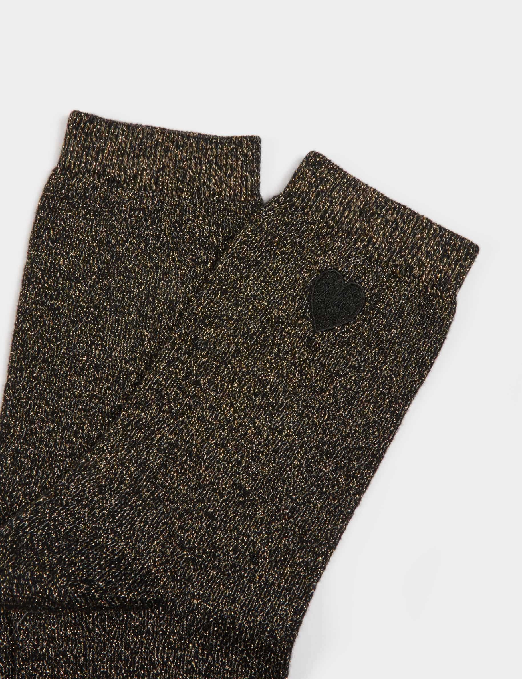 set van 3 sokken met hartjes meerkleurig vrouw Set van 3 sokken met hartjes meerkleurig vrouw