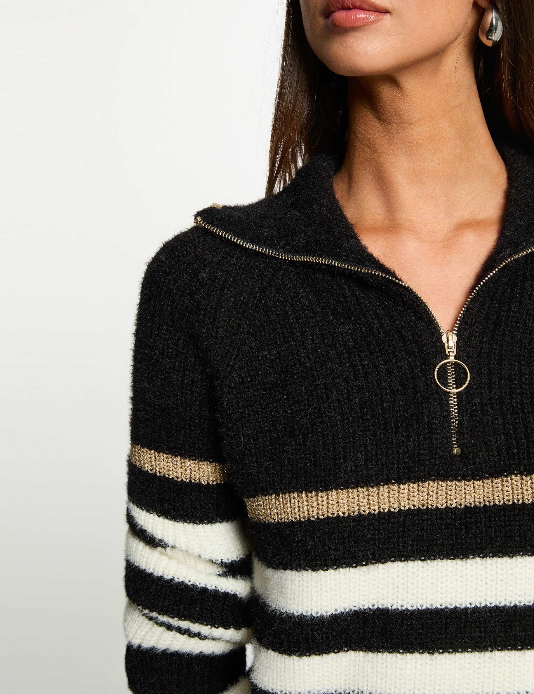 pull col camionneur noir femme Pull col camionneur noir femme