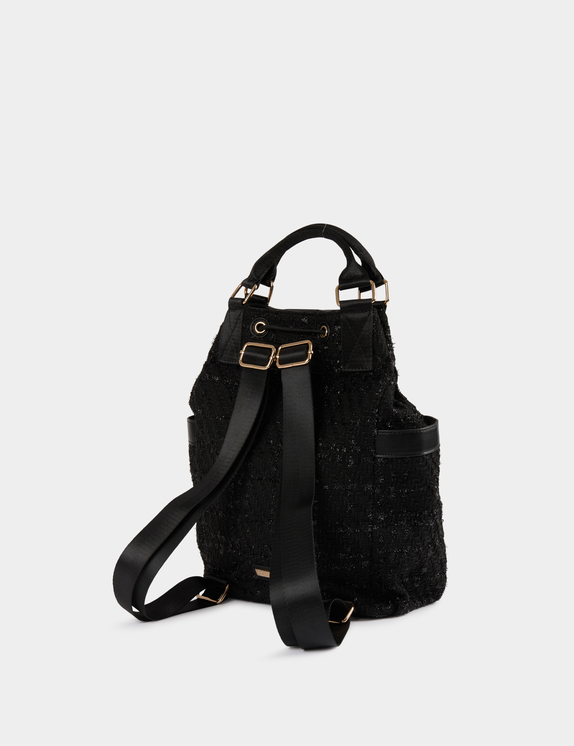 sac a dos tweed noir femme Sac à dos tweed noir femme