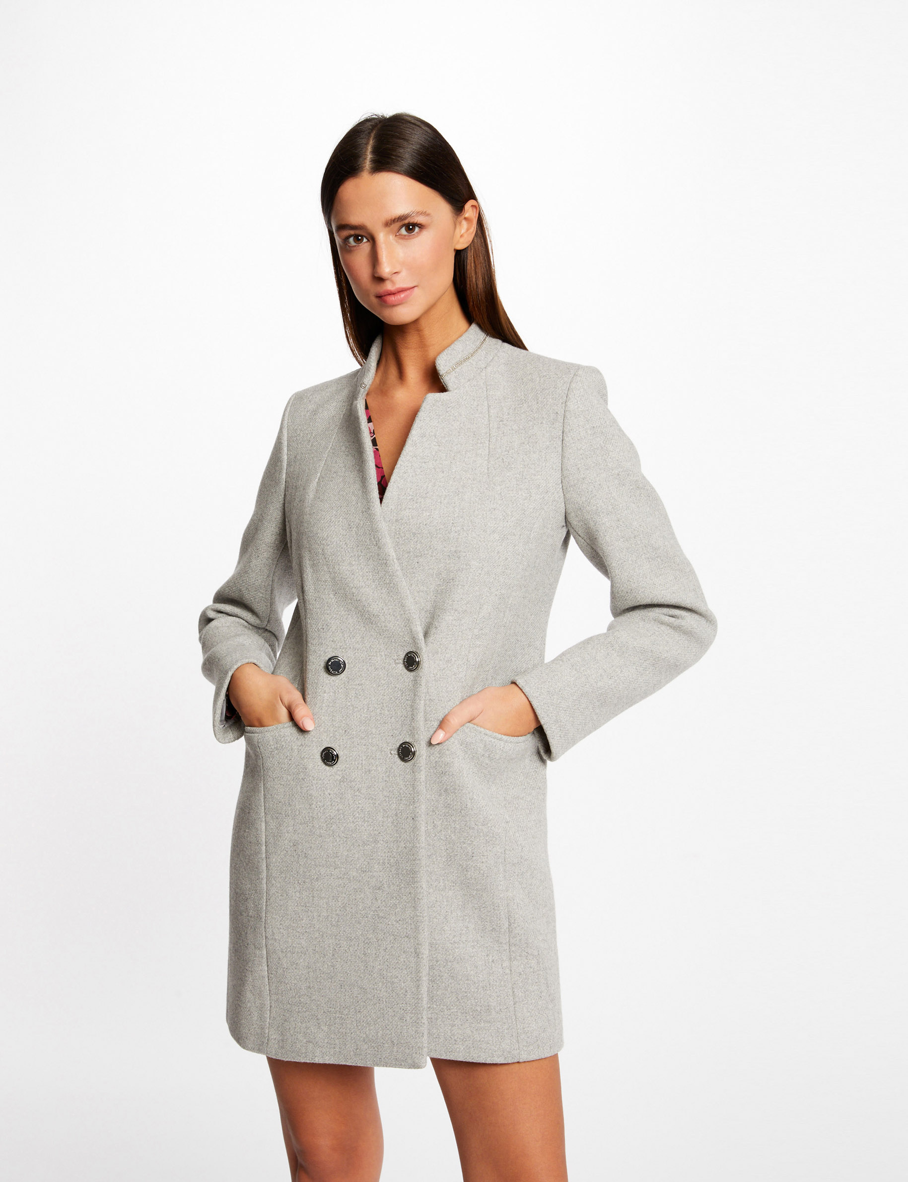 manteau clair femme