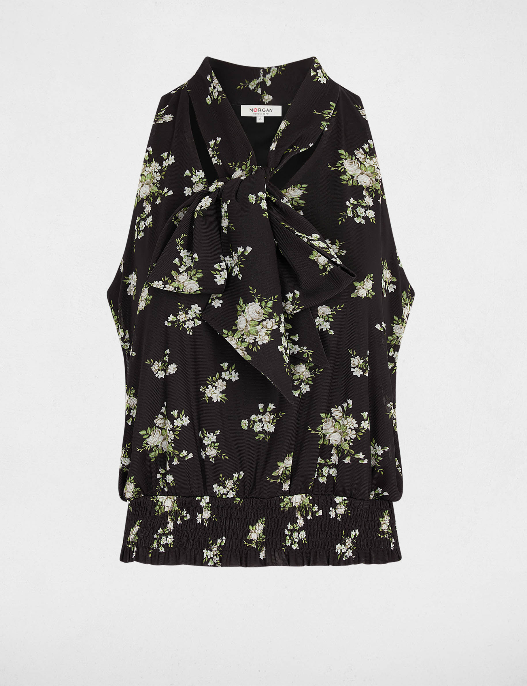 D&eacute;bardeur col lavalli&egrave;re multicolore femme