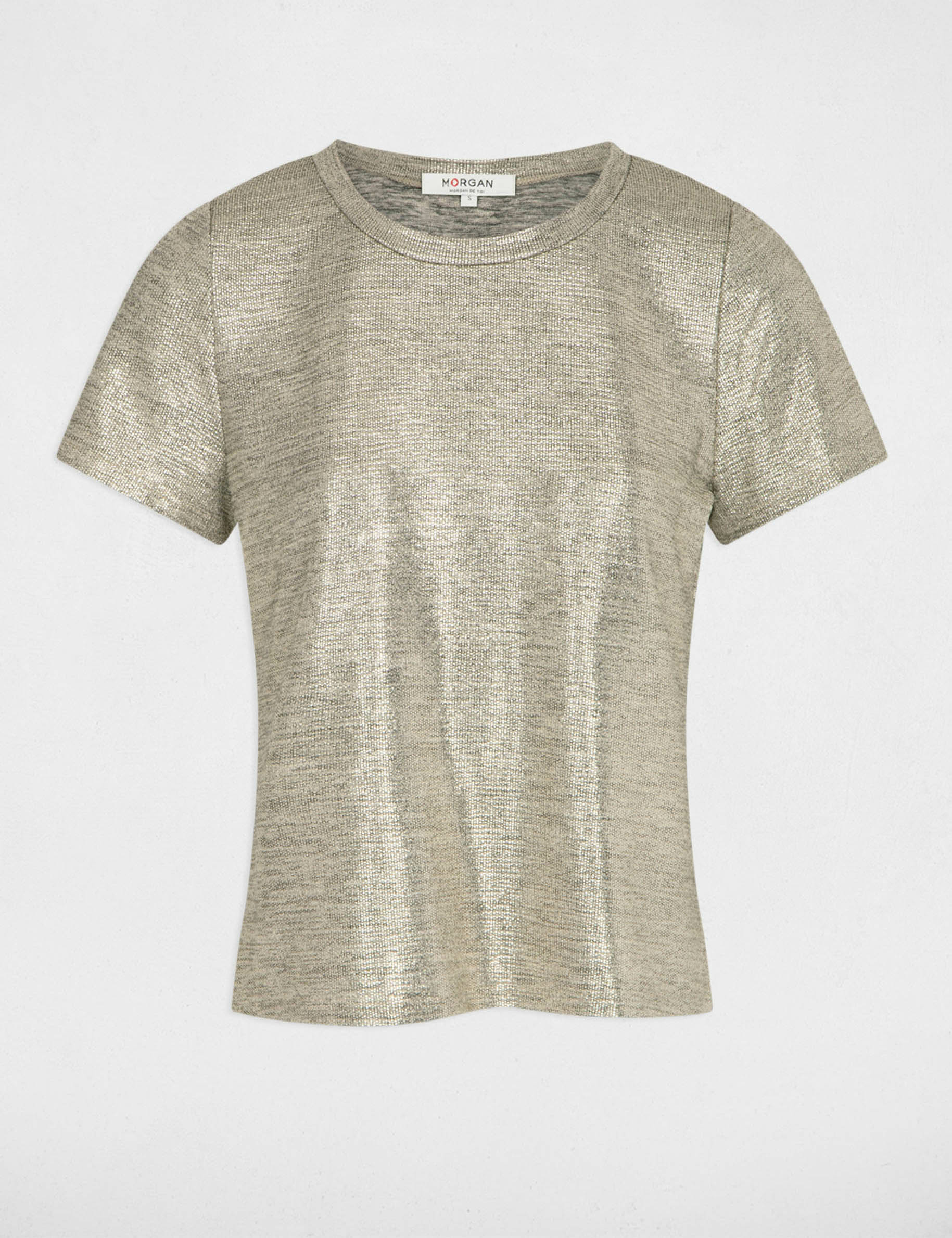 t shirt manches courtes dore femme T-shirt manches courtes dore femme
