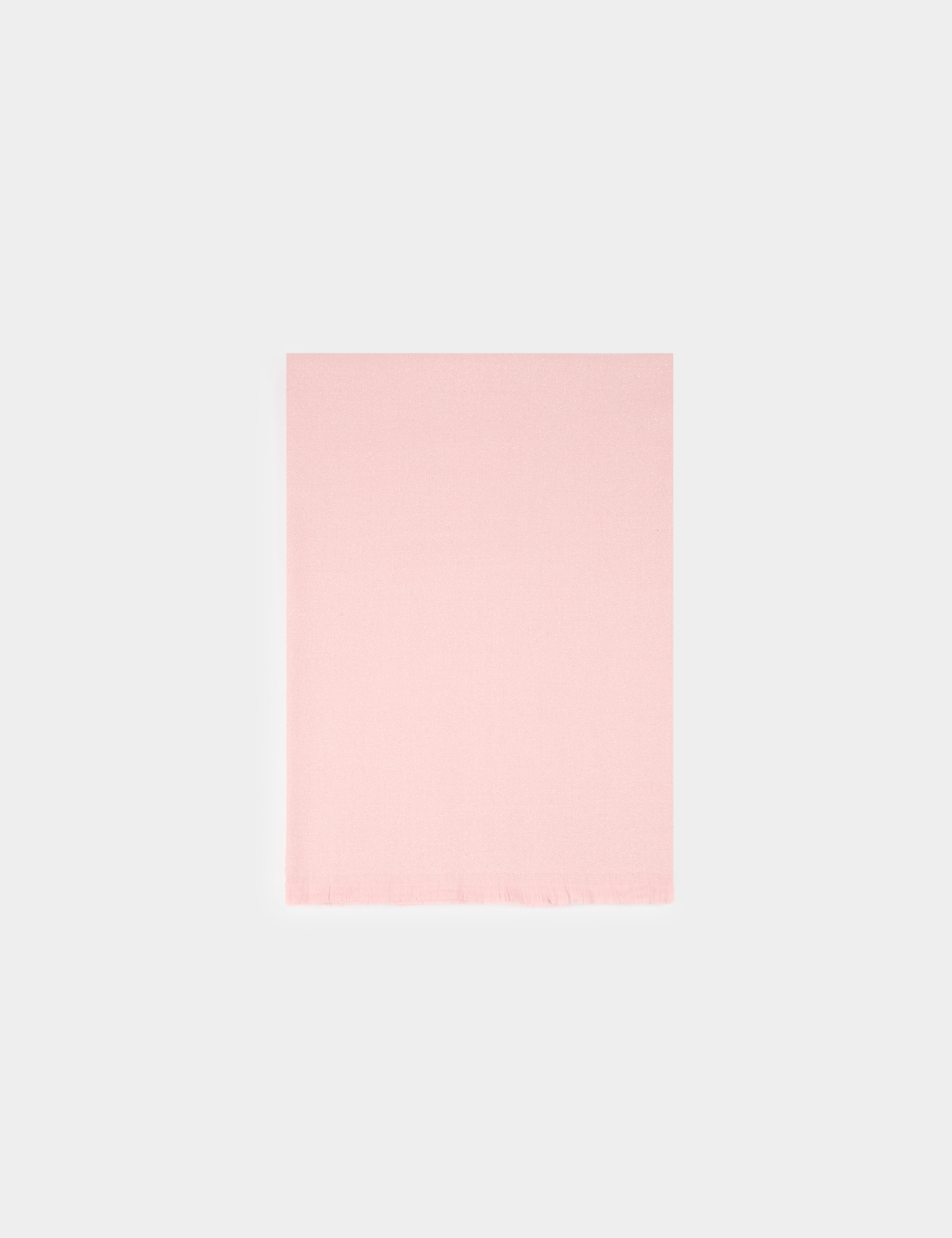 Écharpe rose poudrée femme