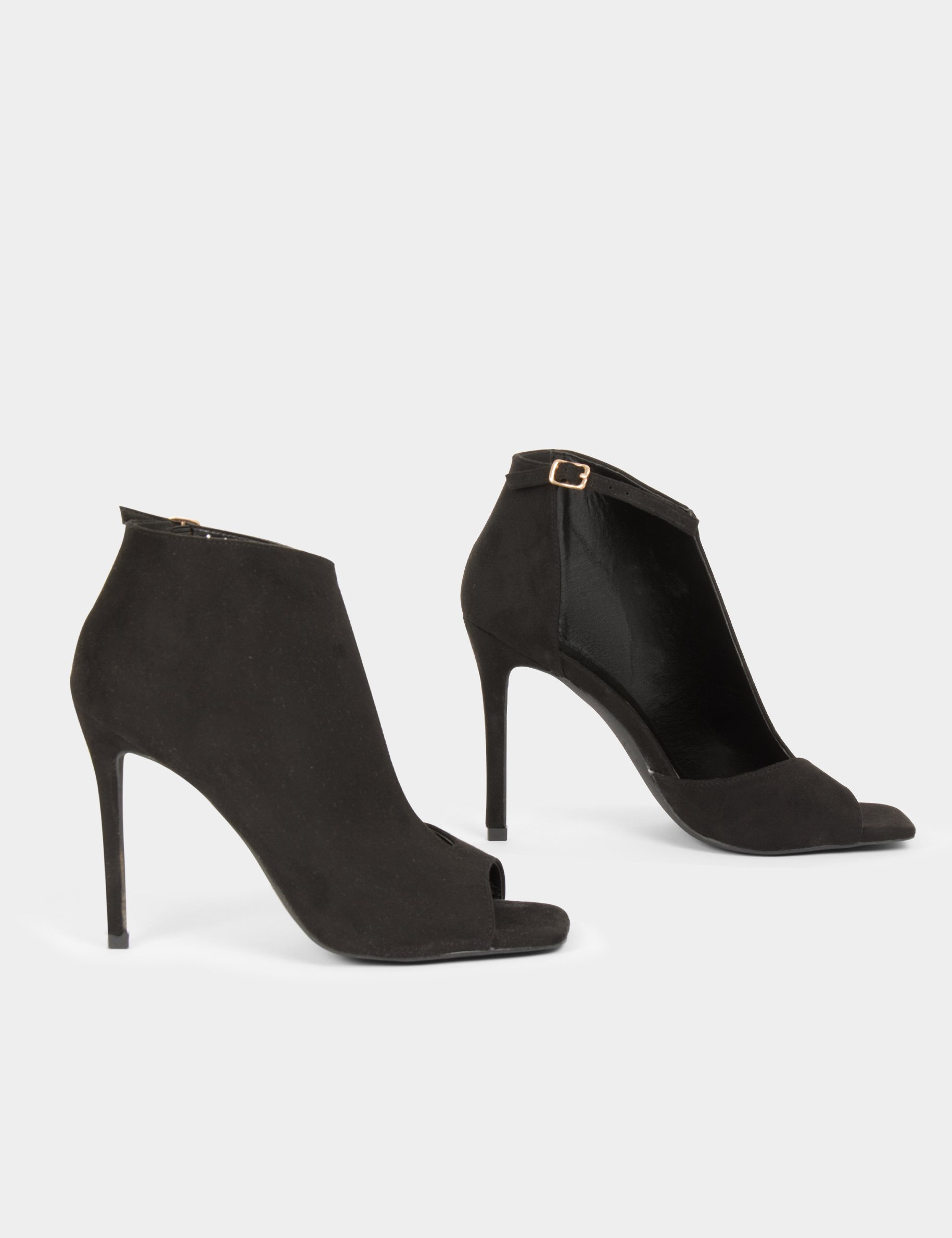 sandales a talons demi ouvertes noir femme Sandales à talons demi-ouvertes noir femme