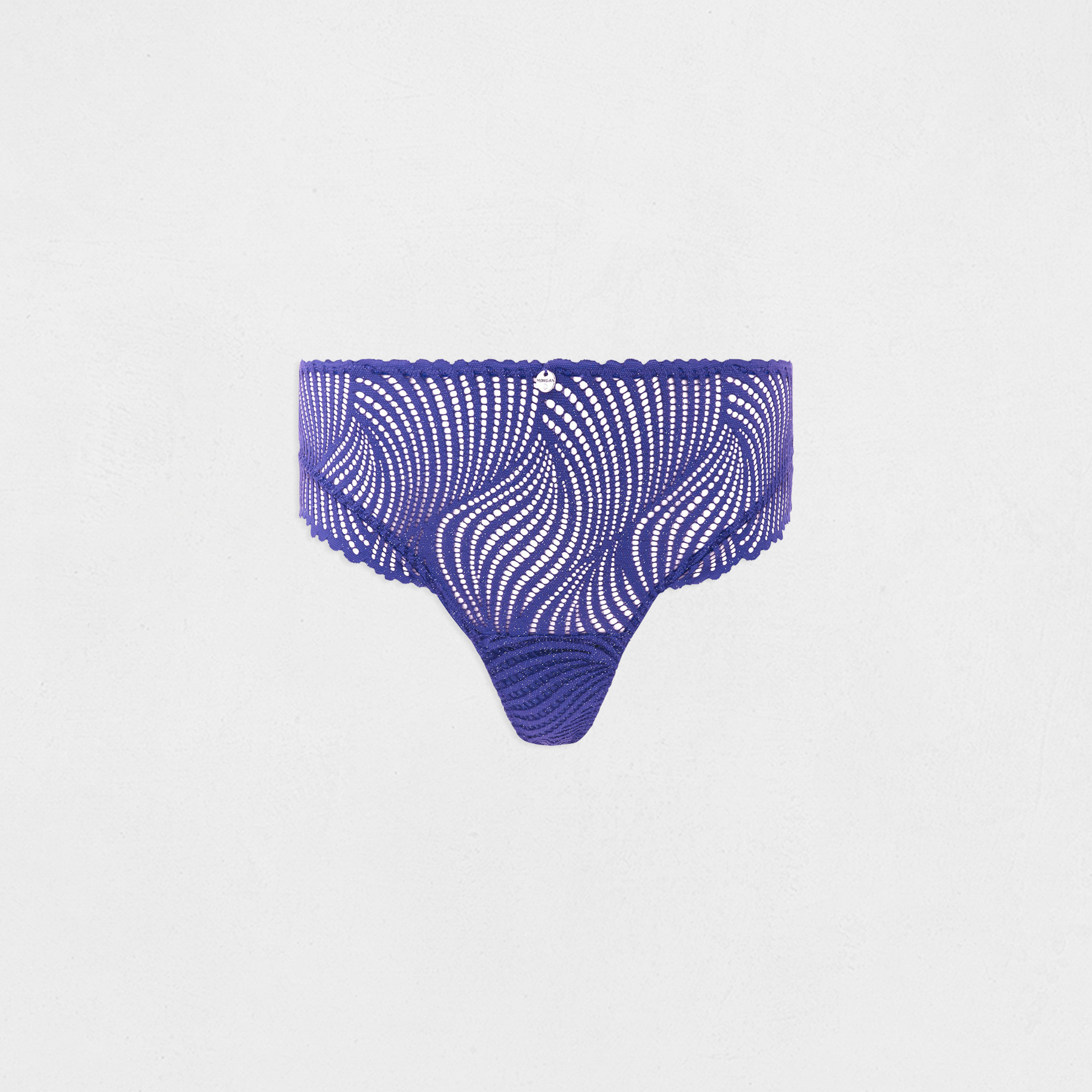 Shorty van kant marineblauw vrouw