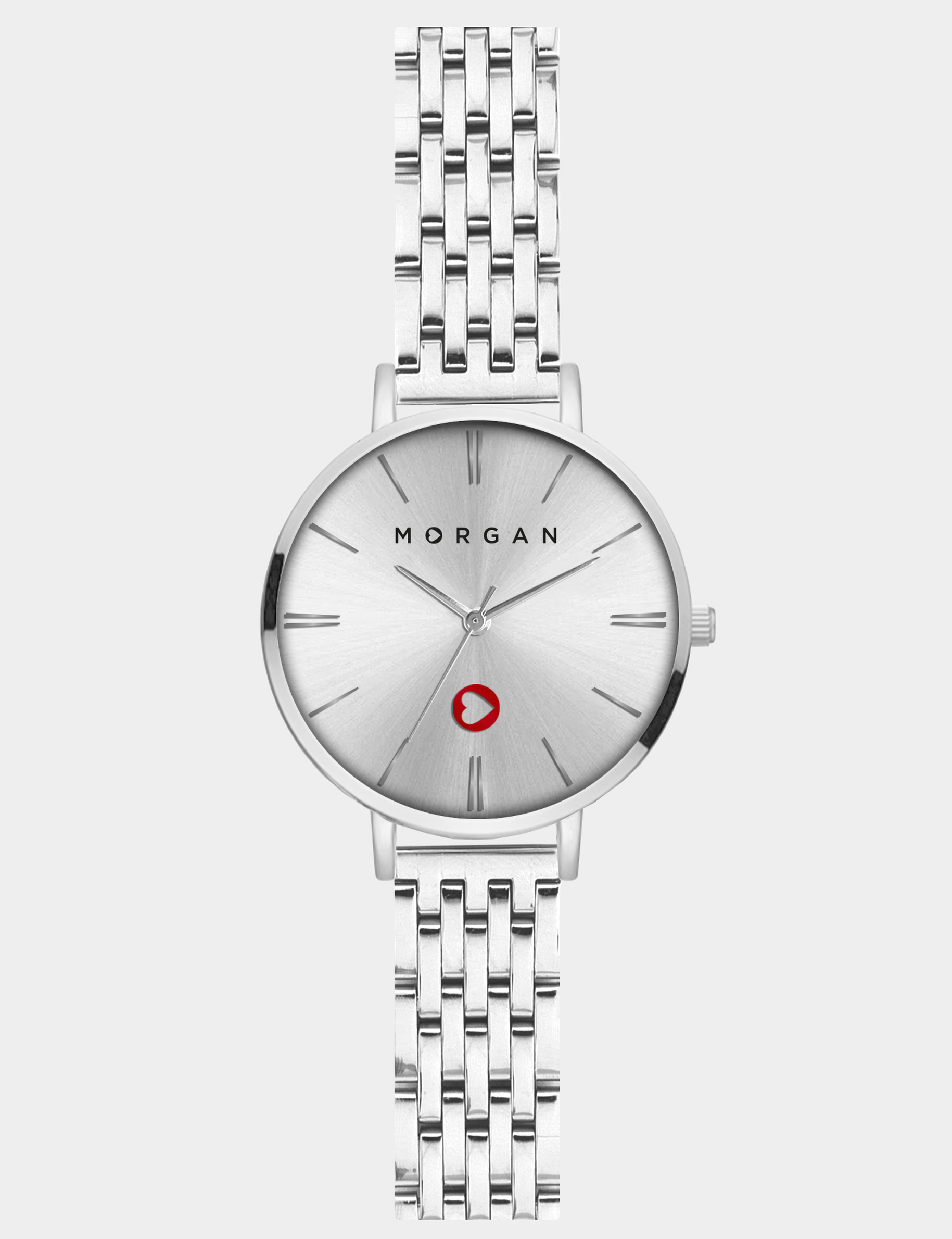 Montre couleur argent femme