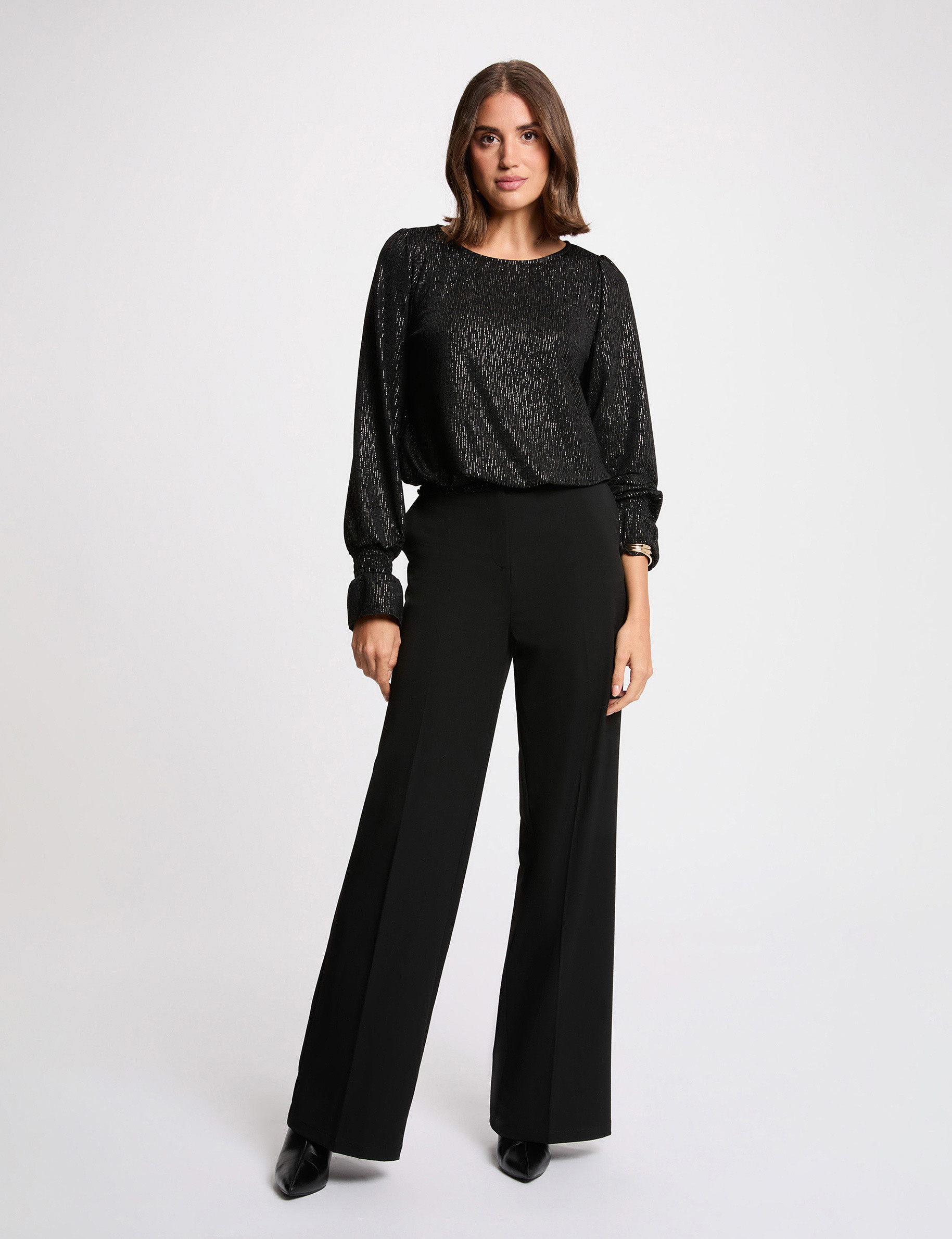 T-shirt manches longues noir femme