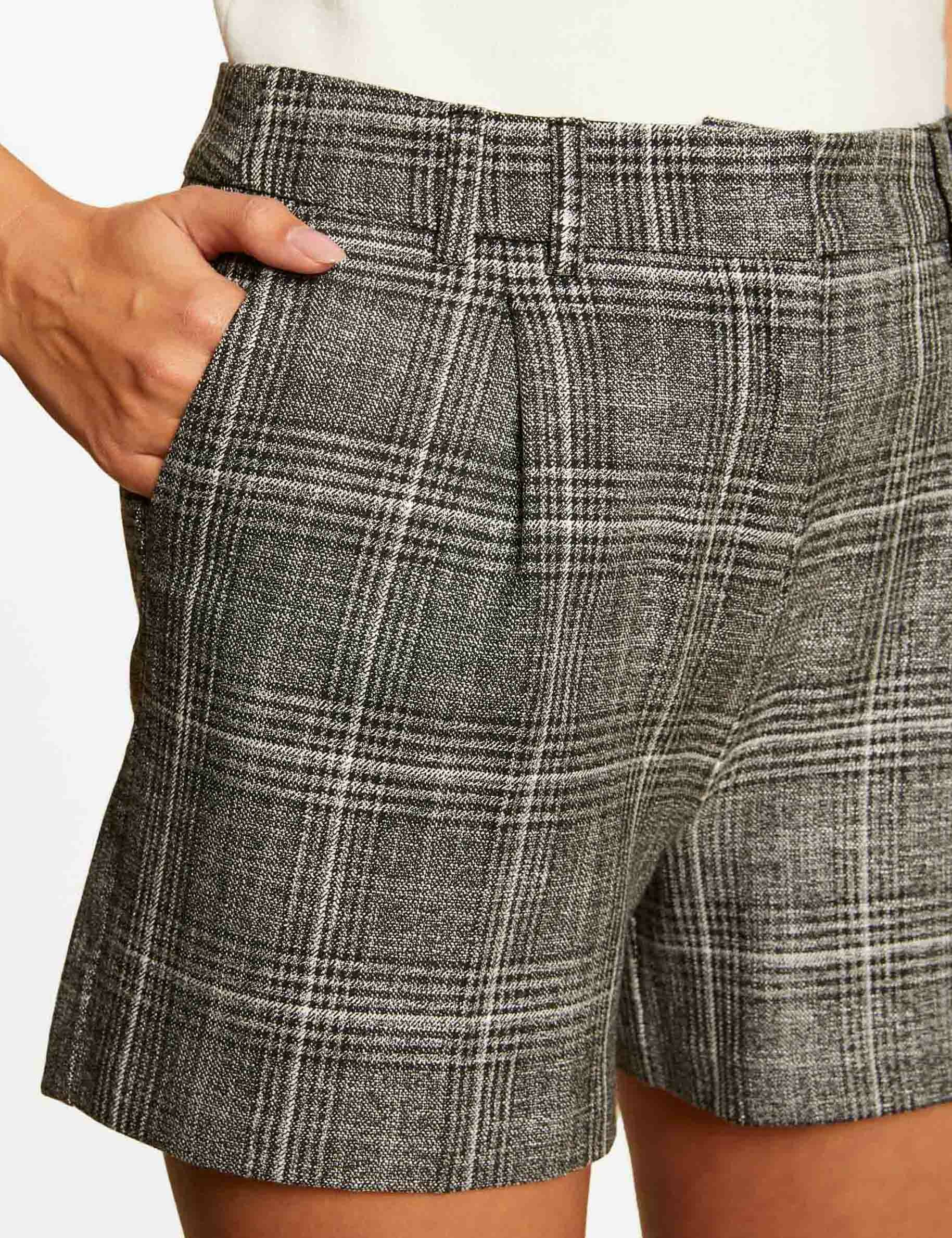 Short femme hot sale à carreaux