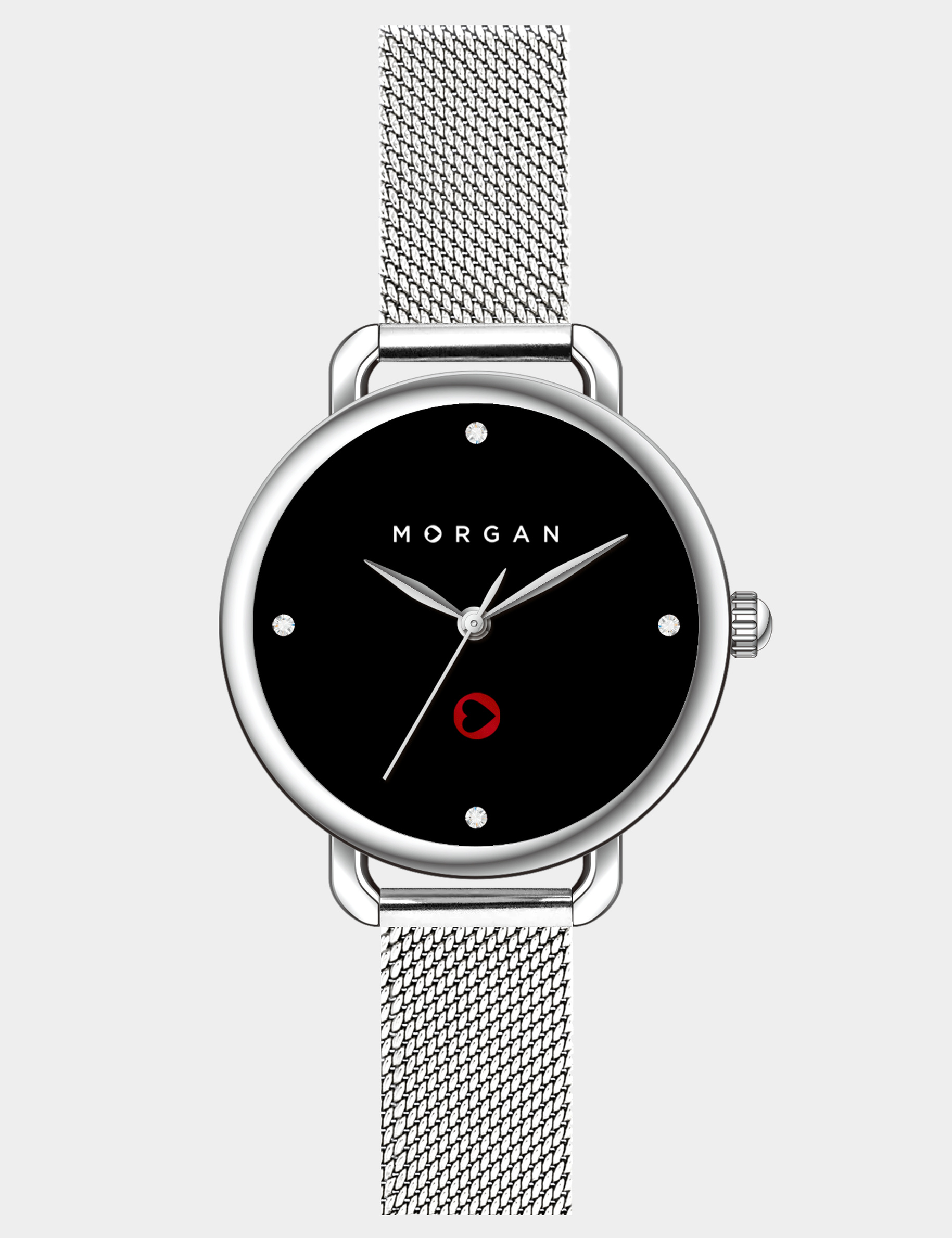 Horloge couleur argent vrouw