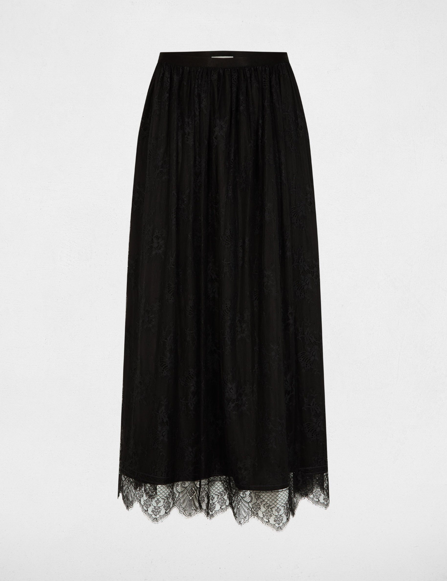 jupe longue dentelle noir femme Jupe longue dentelle noir femme