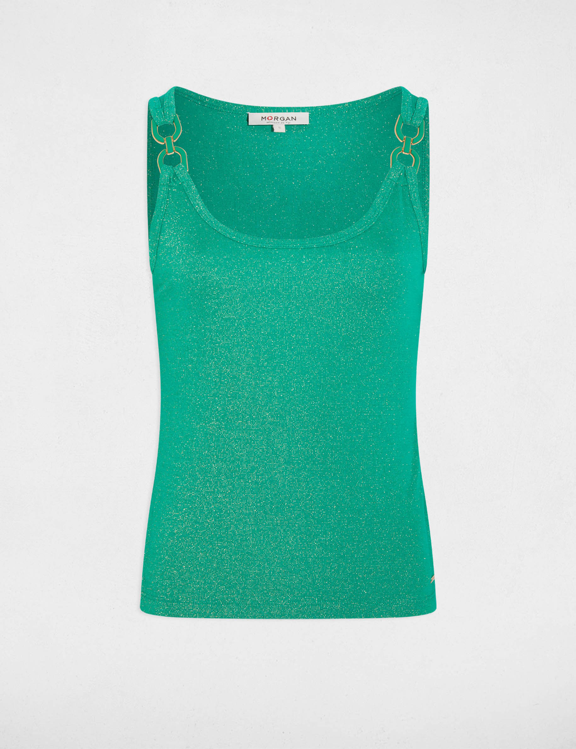 debardeur sans manches vert emeraude femme Débardeur sans manches vert émeraude femme
