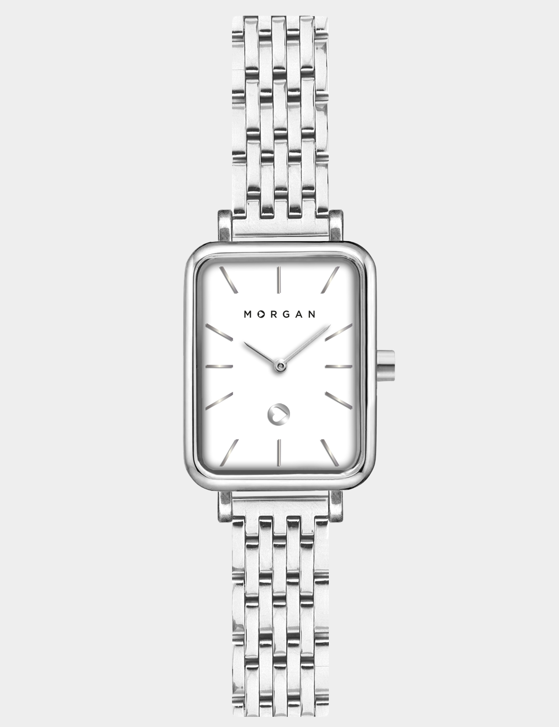 Montre couleur argent femme