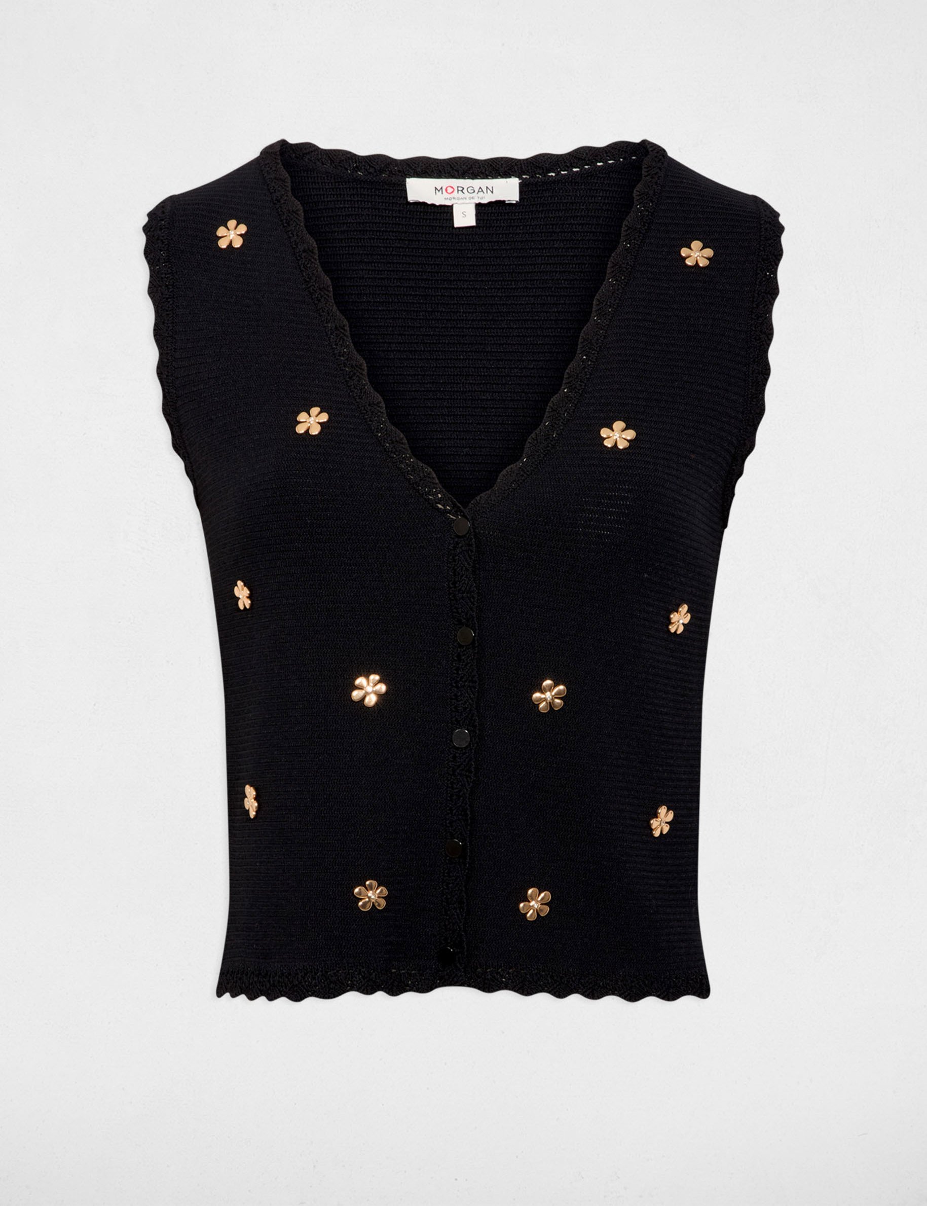 gilet sans manches noir femme Gilet sans manches noir femme