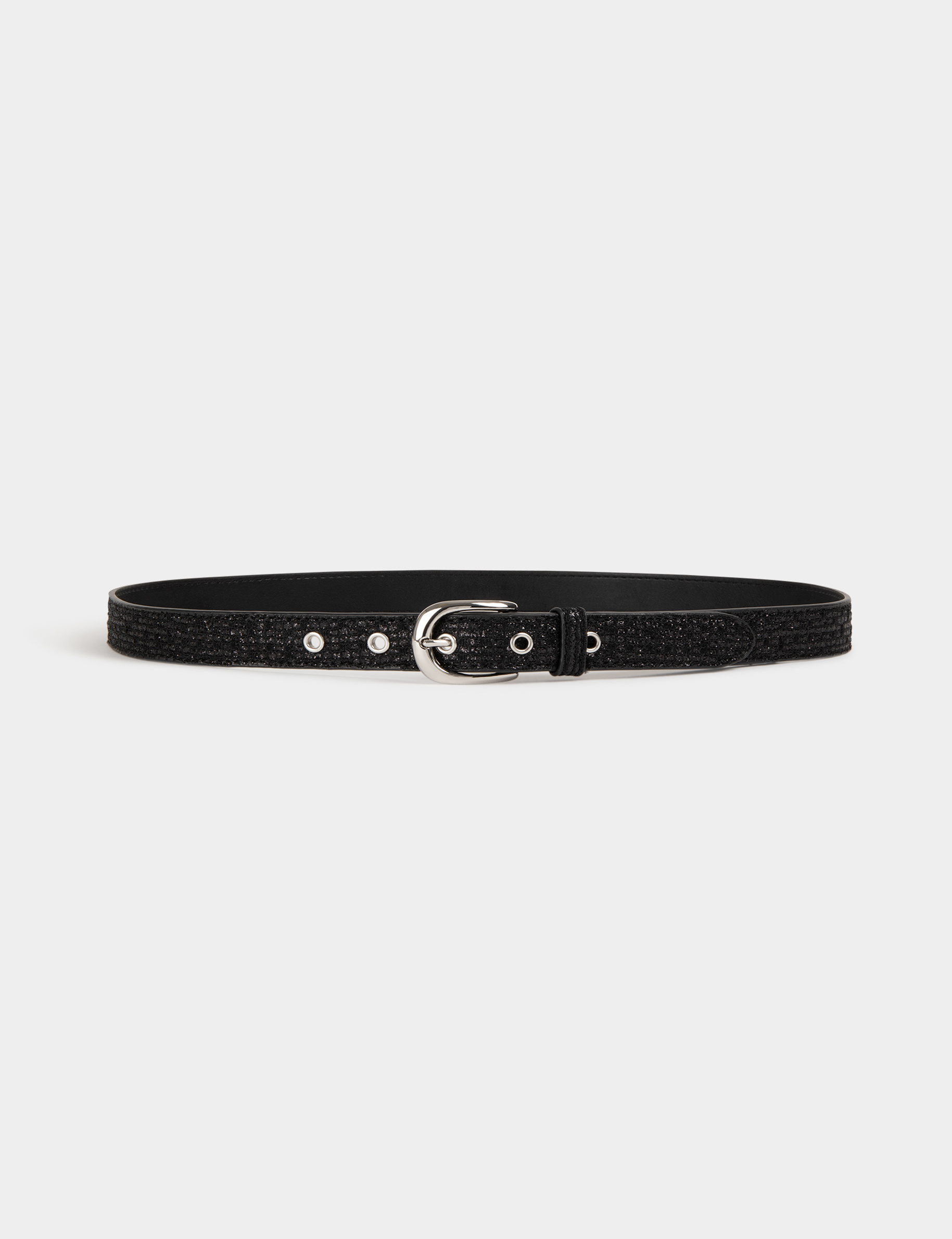 ceinture metallisee noir femme Ceinture métallisée noir femme