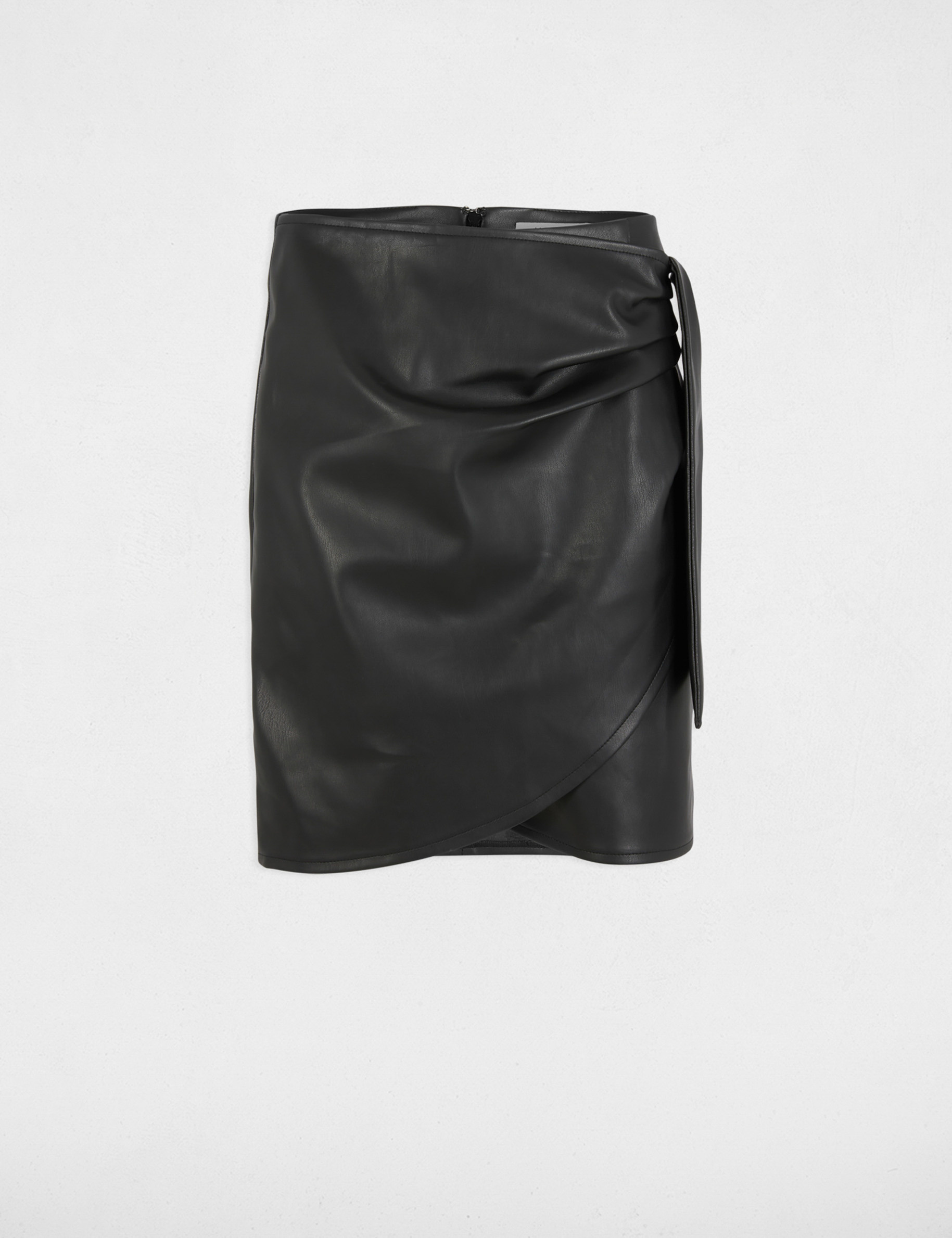 jupe courte simili cuir noir femme Jupe courte simili cuir noir femme