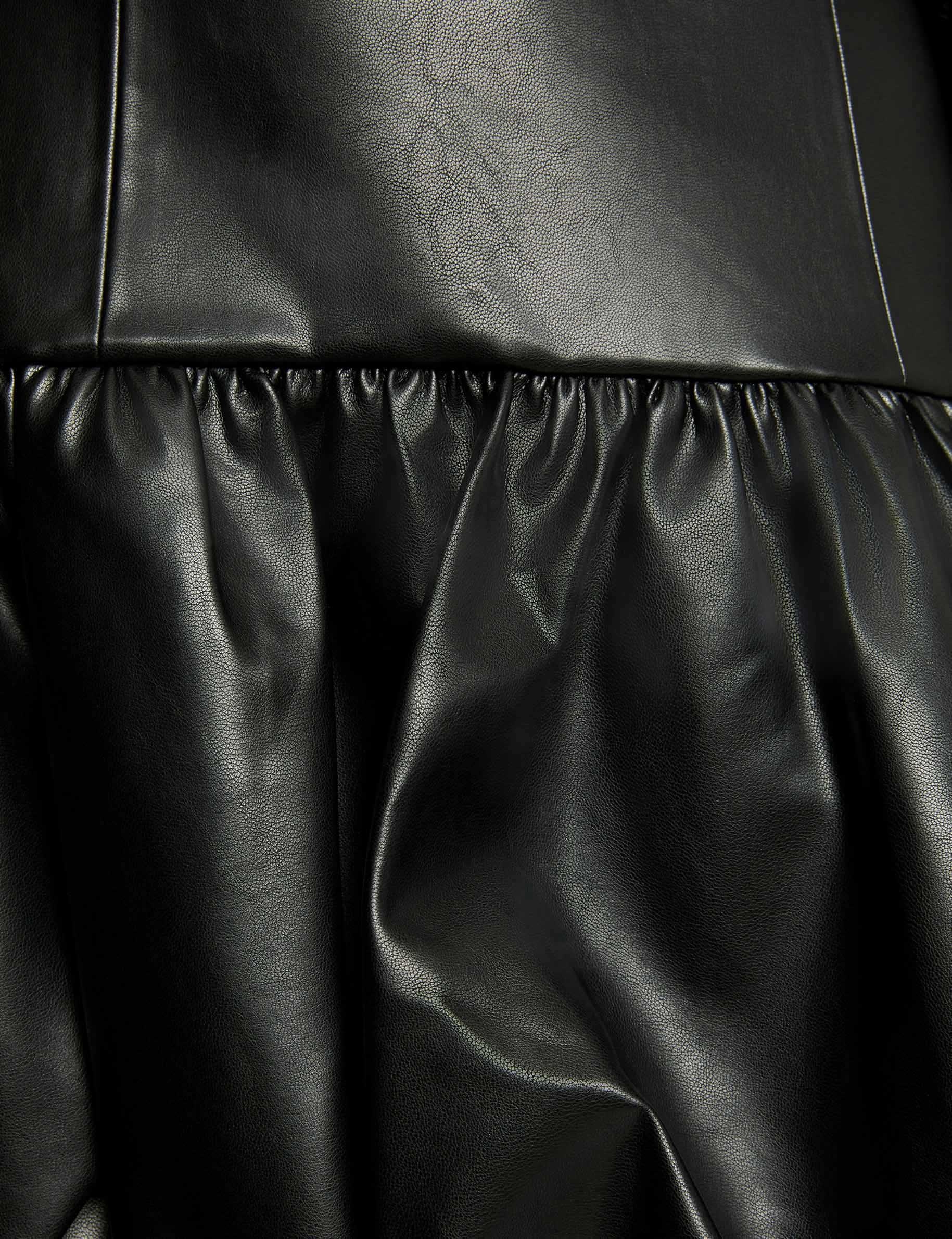 jupe courte ajustee noir femme null