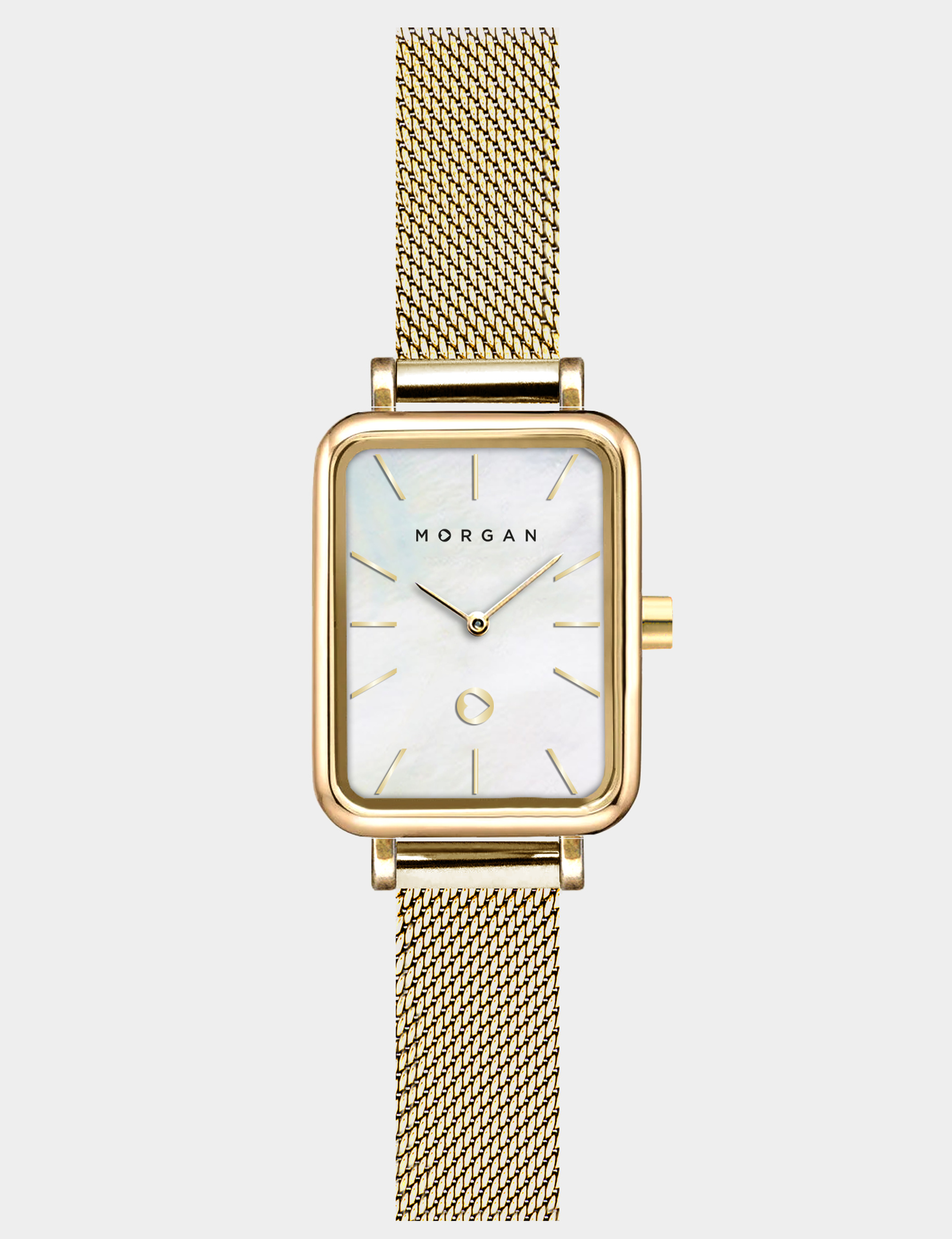 Montre classique jaune or femme