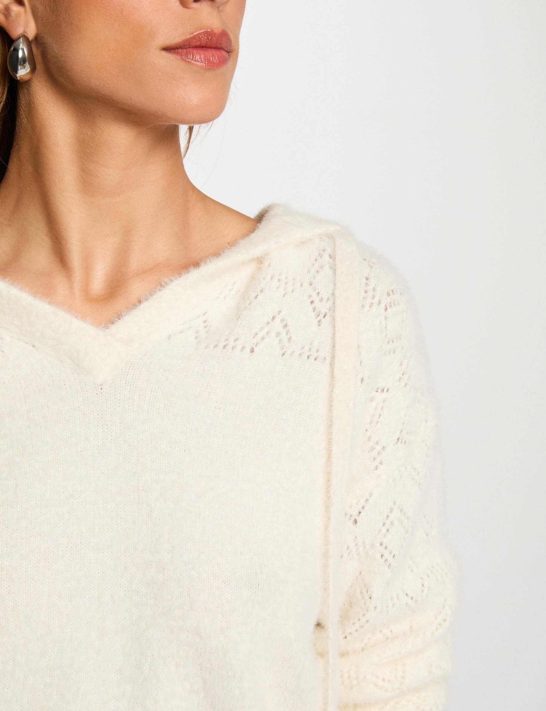 pull a capuche ivoire femme Pull à capuche ivoire femme