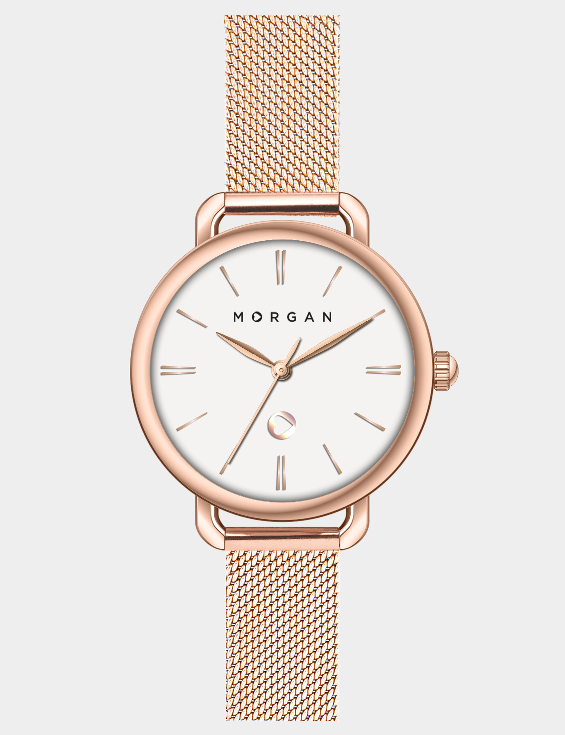 Montre classique rose femme