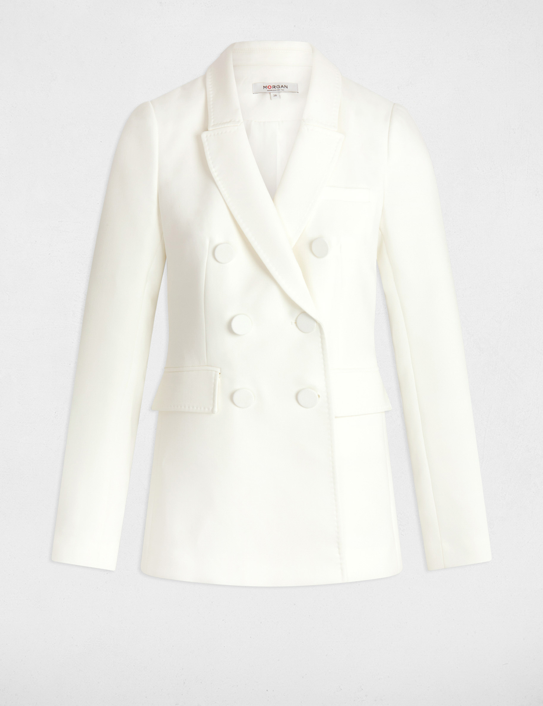 blazer boutonnee blanc femme Blazer boutonnée blanc femme