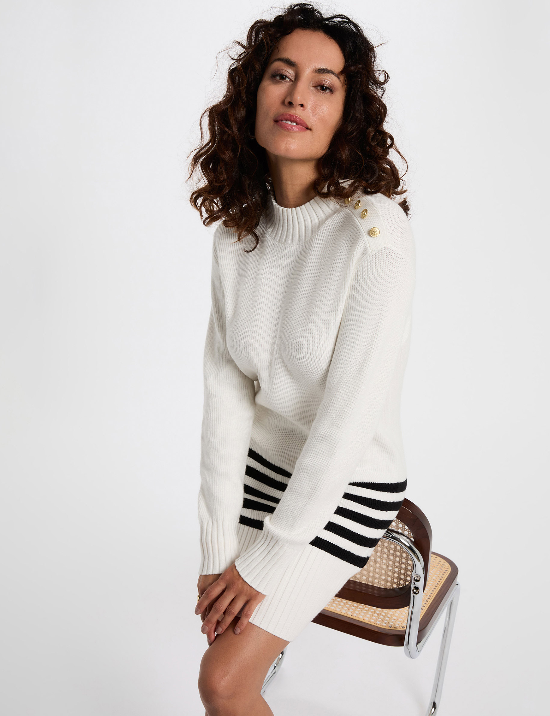robe courte col montant blanc femme Robe courte col montant blanc femme