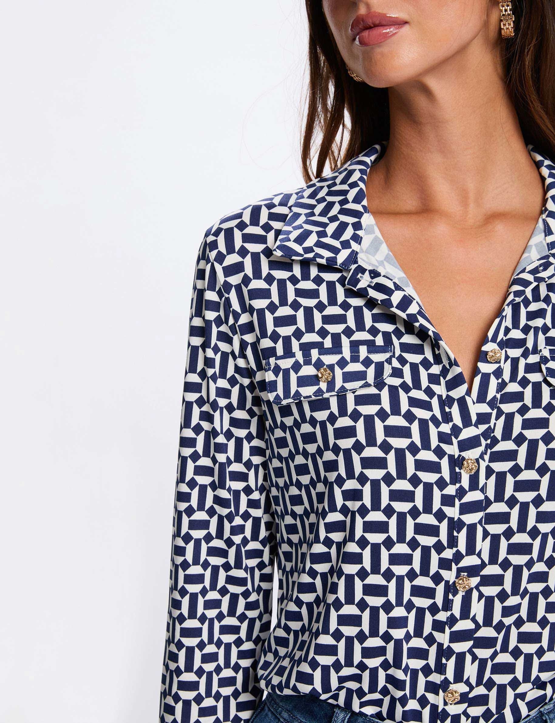 t shirt met omgeslagen kraag helder wit vrouw T-shirt met omgeslagen kraag helder wit vrouw