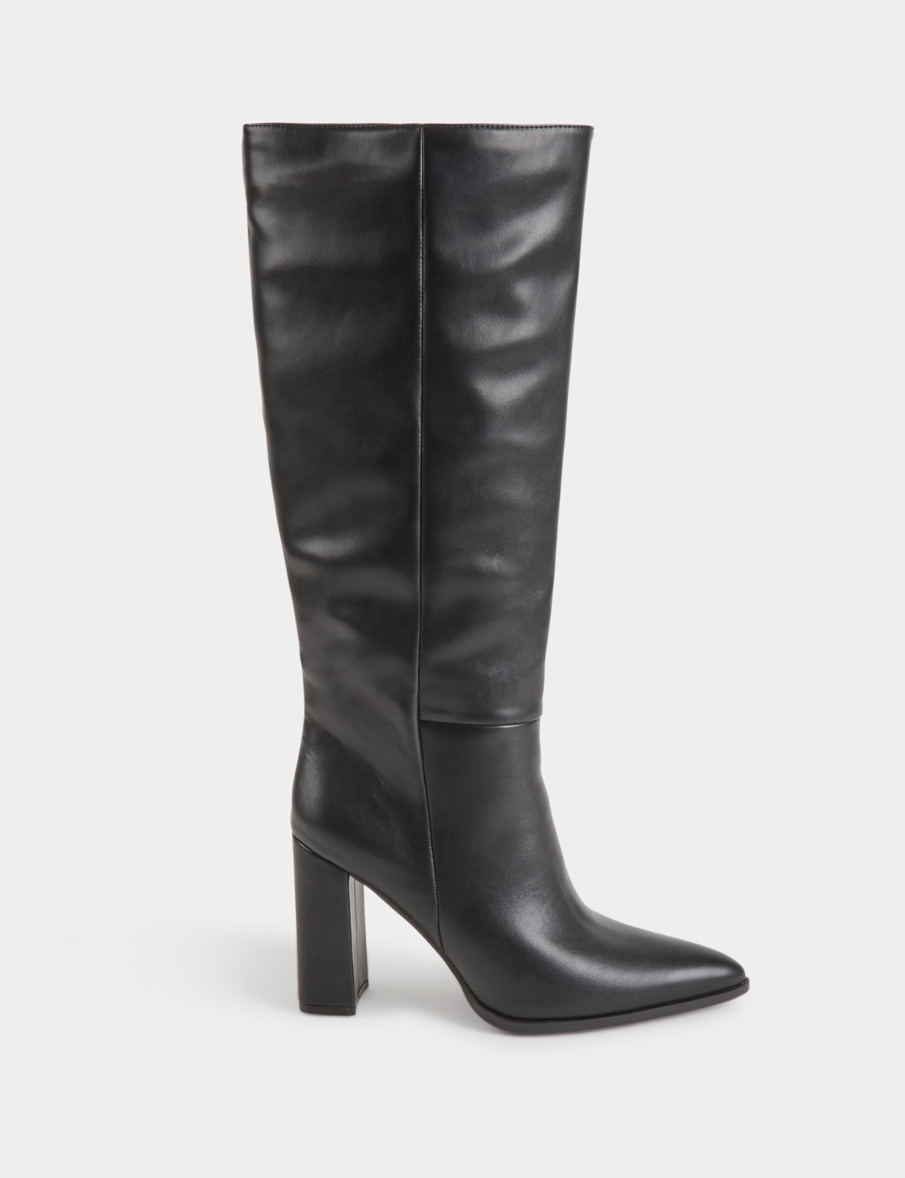 bottes a talons et bouts pointus noir femme Bottes à talons et bouts pointus noir femme